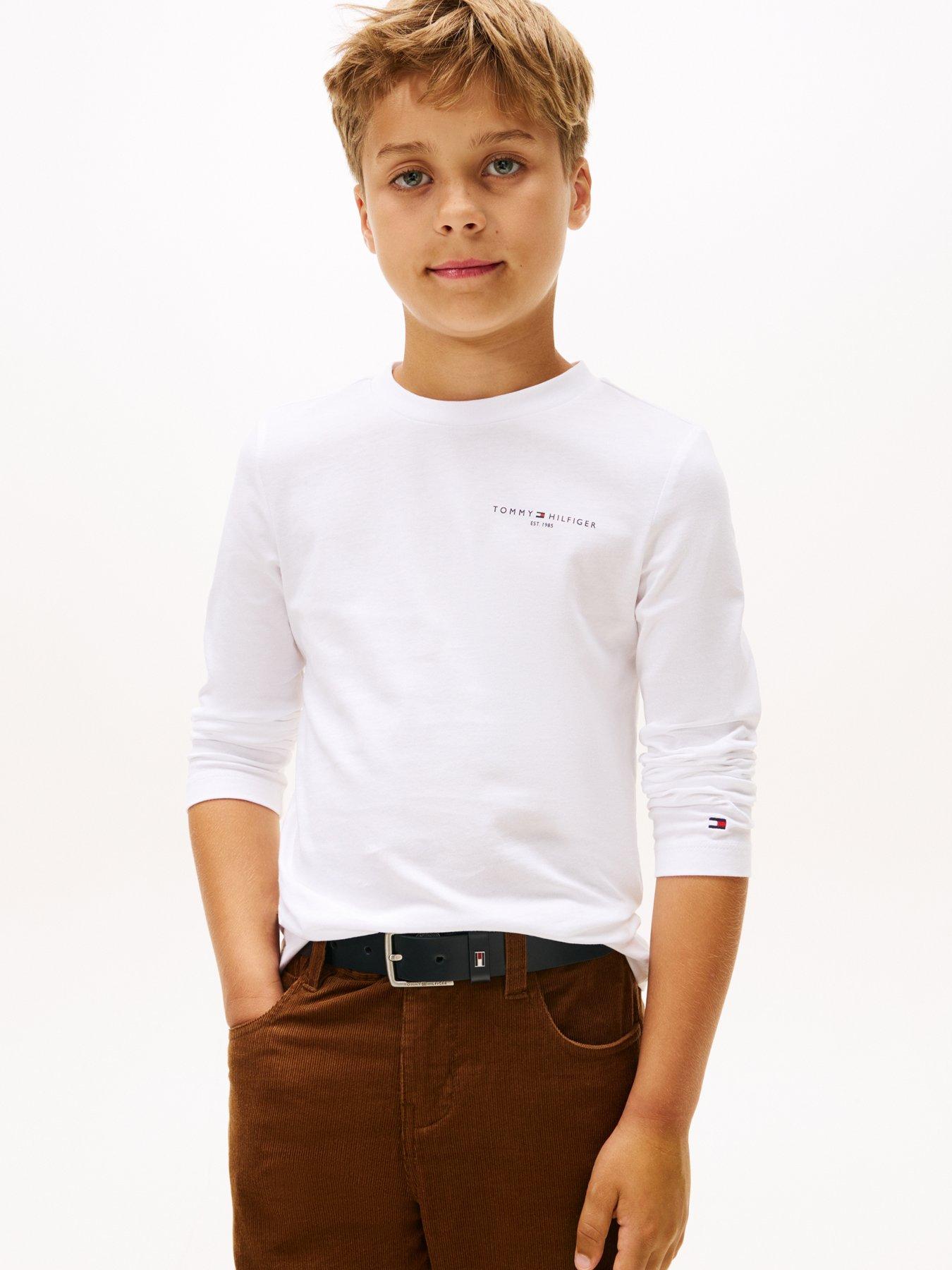 undefined Boys Mini Corp Long Sleeve T-Shirt - White