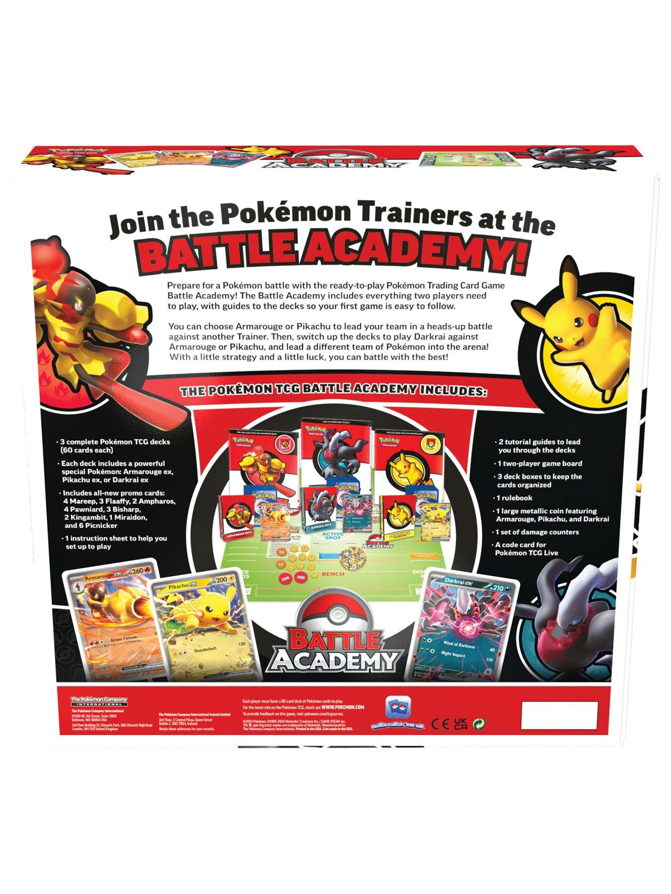 Image 3 of 6 of Pokemon Battle Academy&nbsp;Trading Card&nbsp;Game with Darkrai, Armarouge and Pikachu