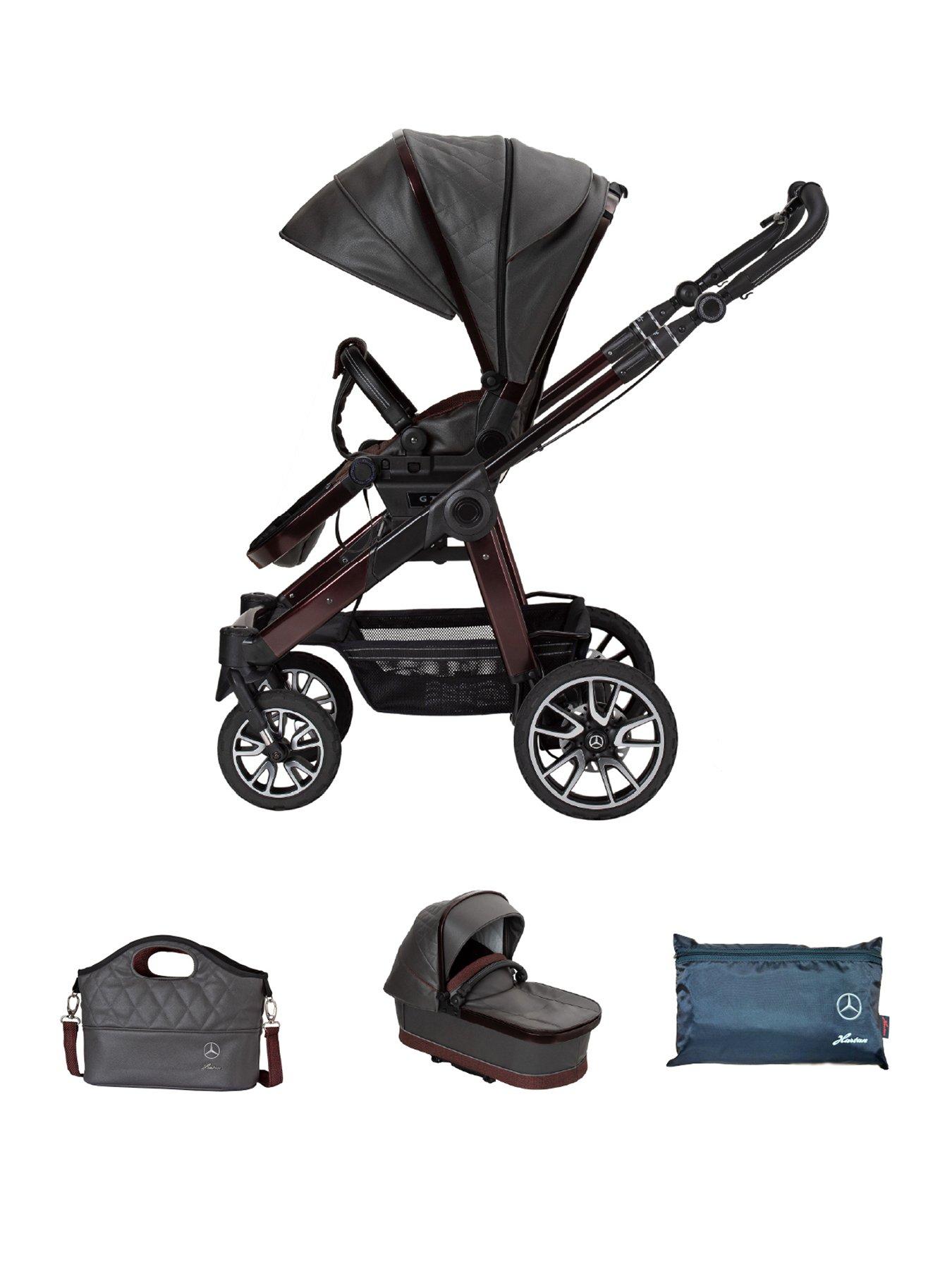 Mercedes All-Terrain GTR Pushchair, Carrycot & Changing Bag Bag - Tourmaline