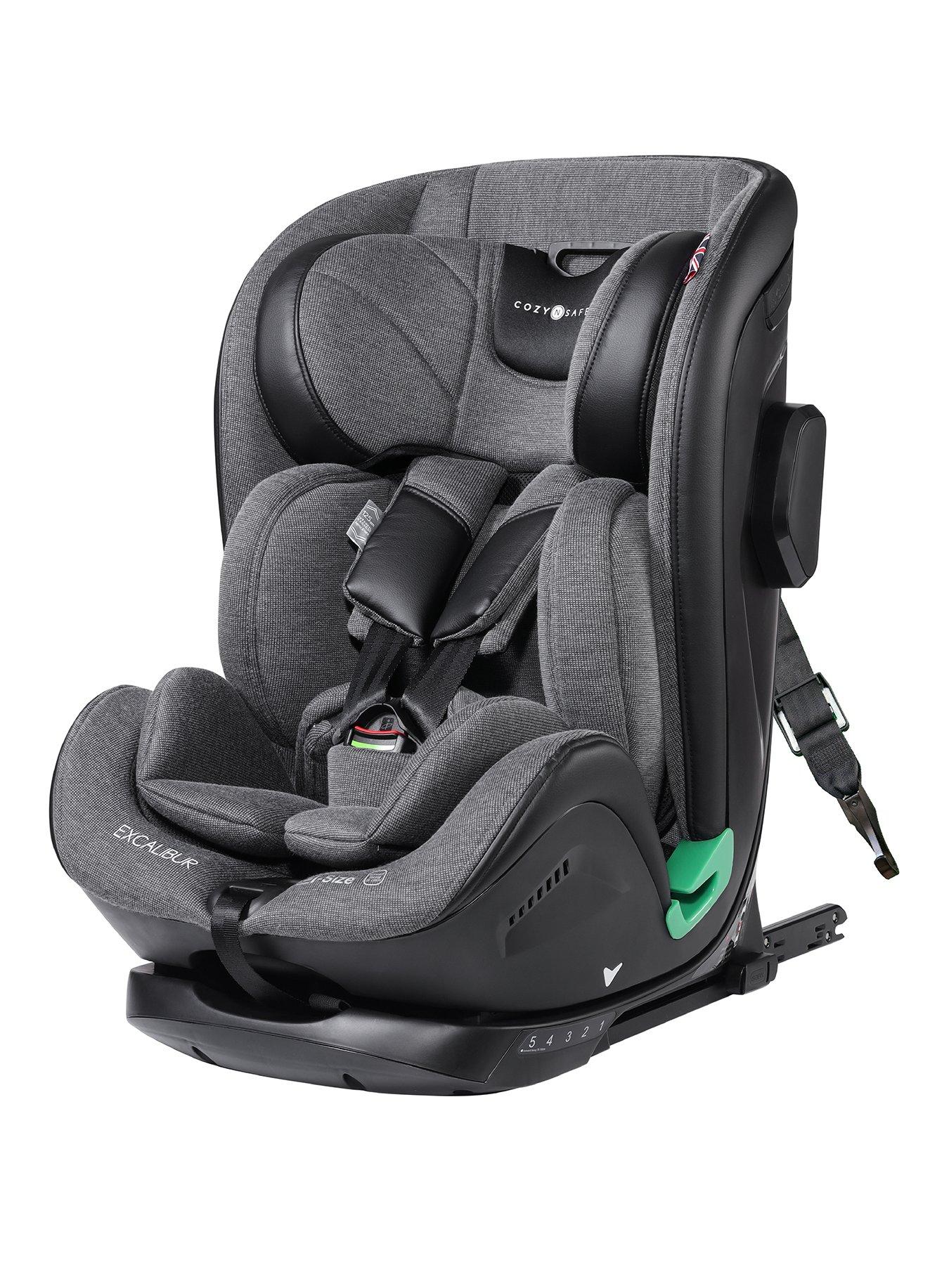 Cozy N Safe Excalibur i-Size Car Seat - 76-150cm - 15mths - 12yrs - Black/Grey