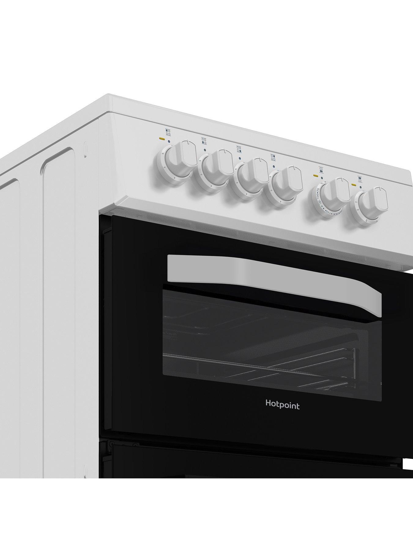 Image 5 of 6 of Hotpoint HTE5VCW - Electric Twin Cooker - White