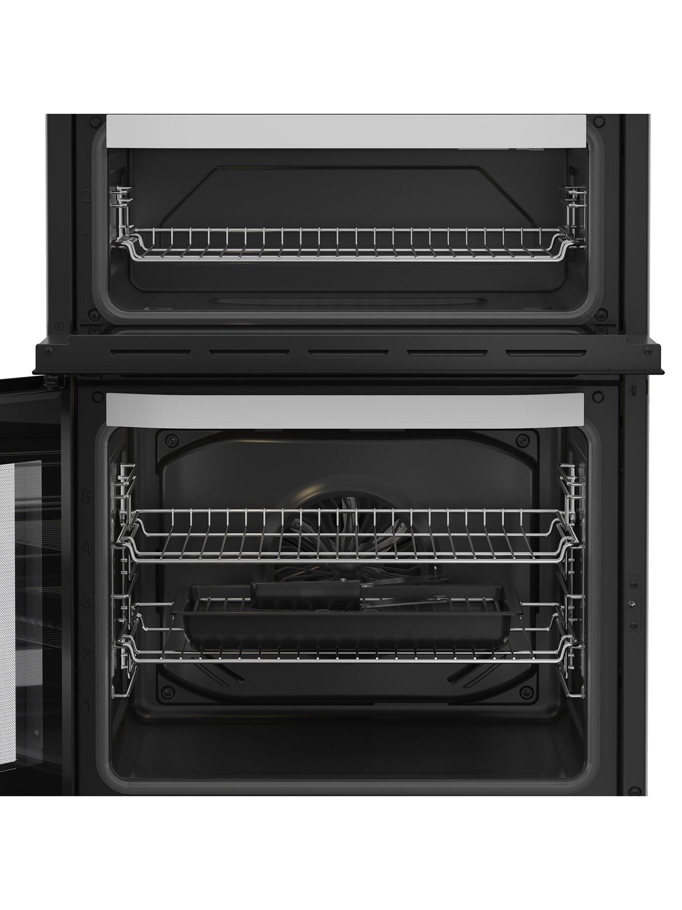 Image 4 of 6 of Hotpoint HDE6VDW - Electric Double Cooker - White