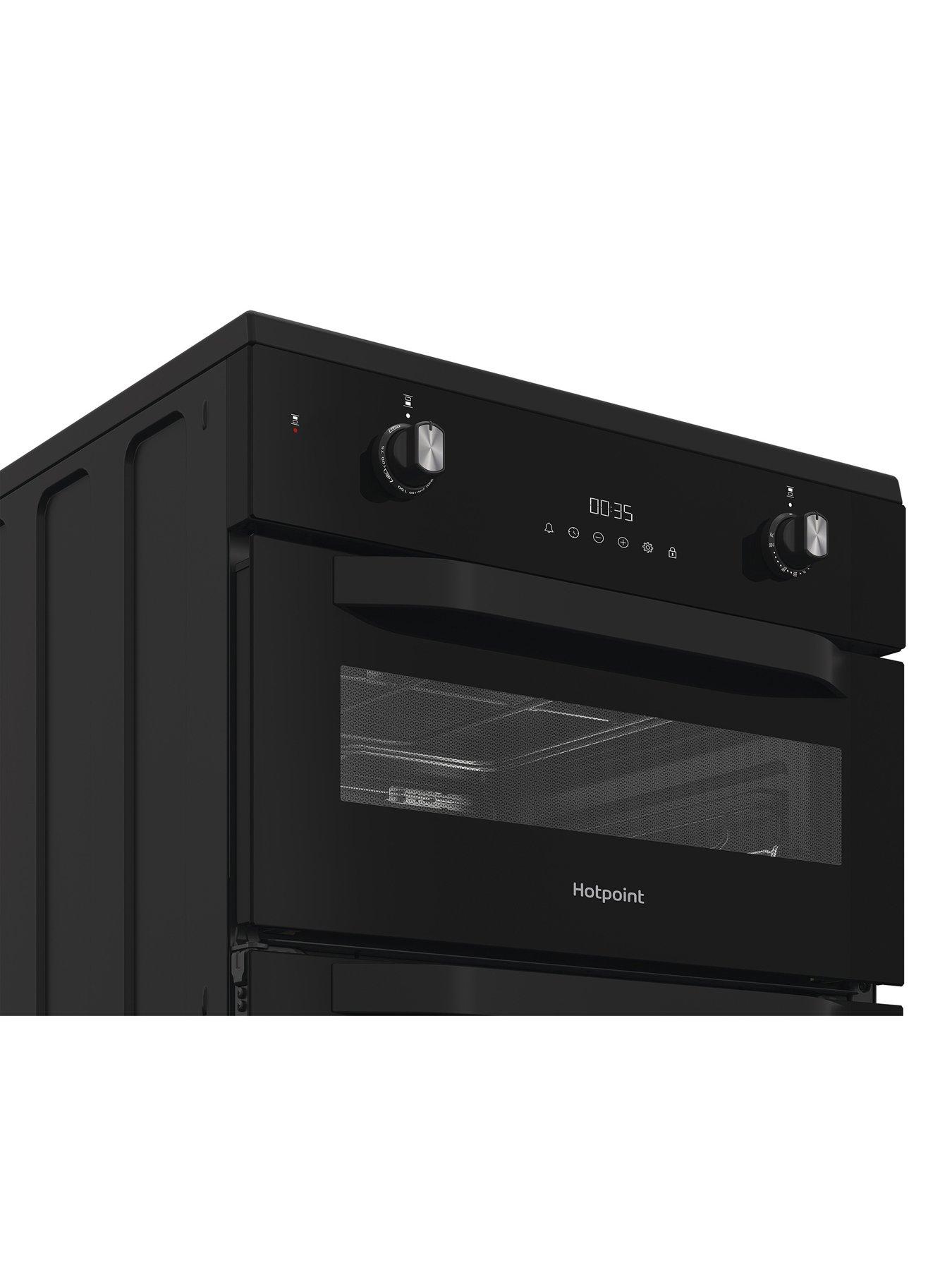 Image 5 of 6 of Hotpoint HDE6IDC2B1 - Electric Double Cooker - Black