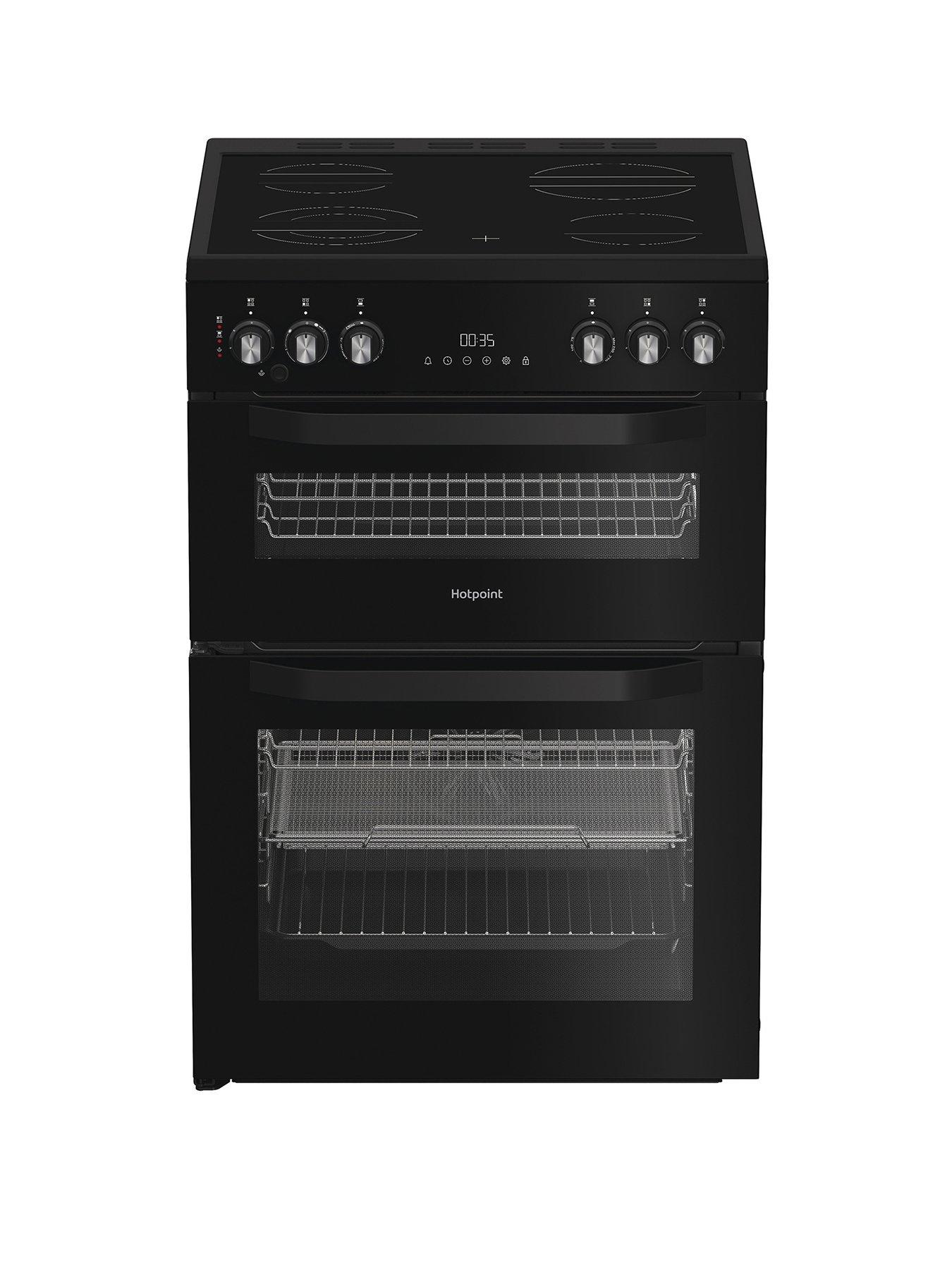hotpoint-hde6vdcasb1-electric-double-cooker-with-multiflow-technology-black