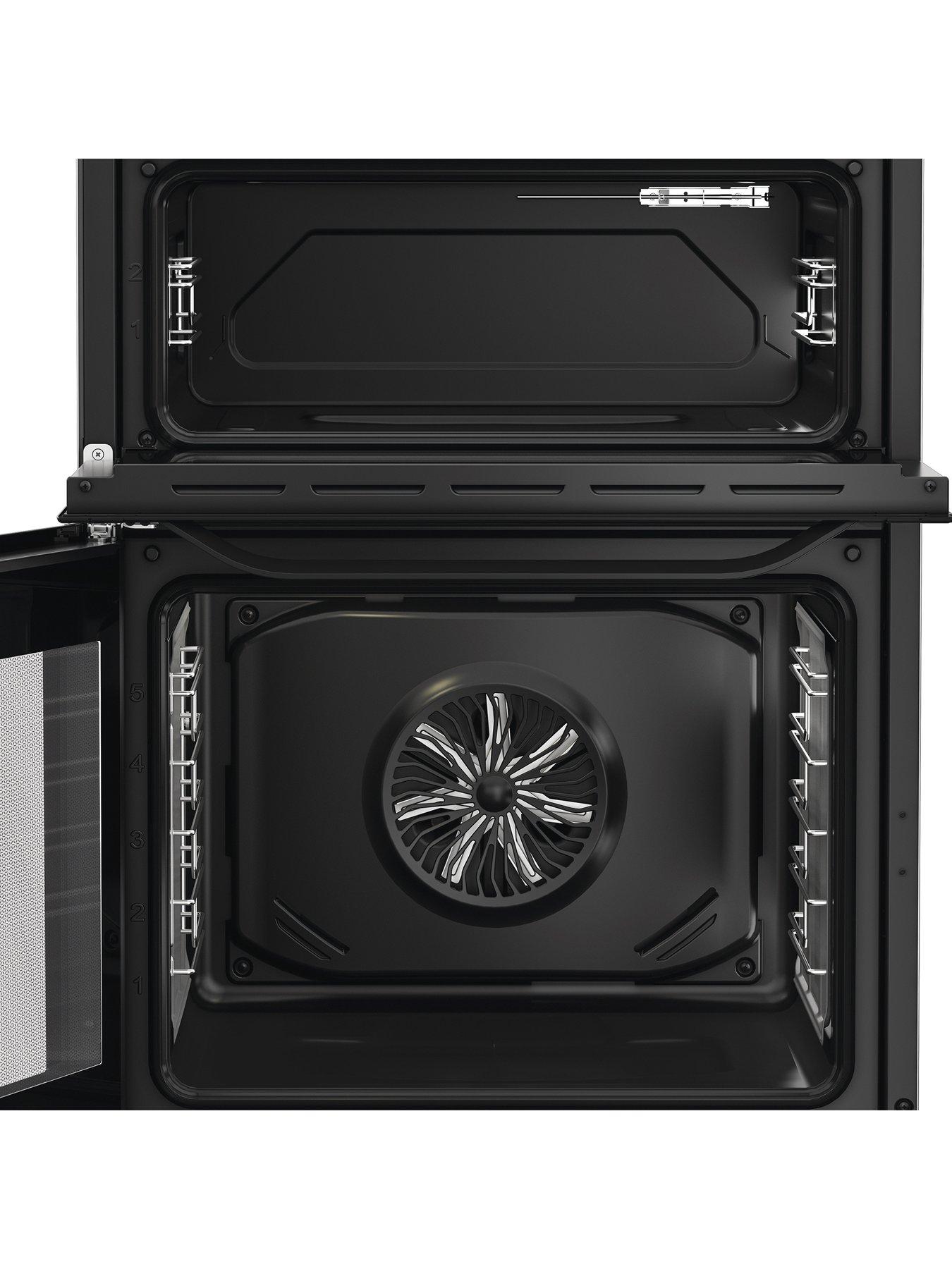Image 6 of 6 of Hotpoint HDE6VDCASB1 - Electric Double Cooker with Multiflow Technology - Black