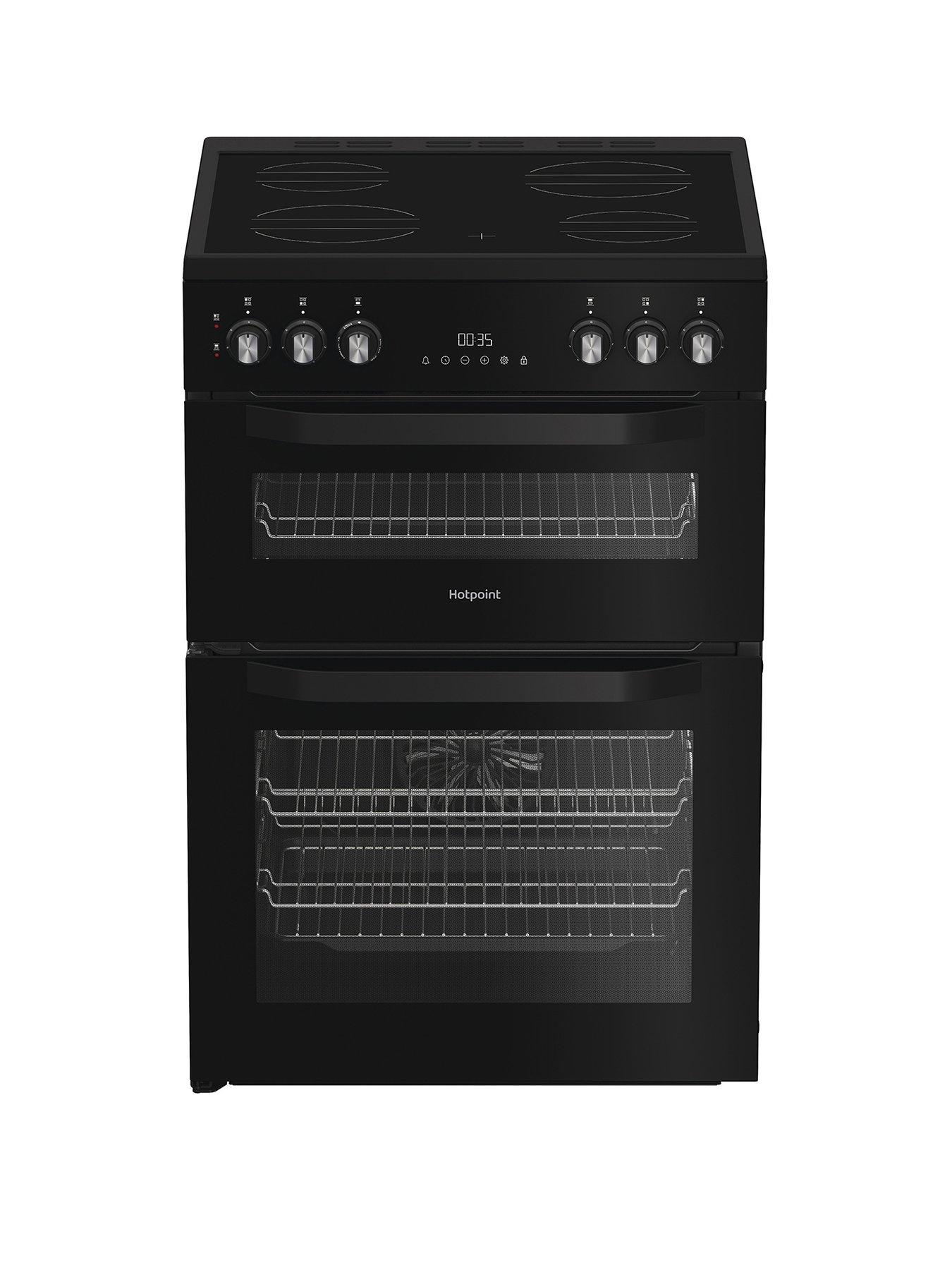 undefined HTE6VDCB1 - Electric Twin Cooker with Multiflow Technology - Black