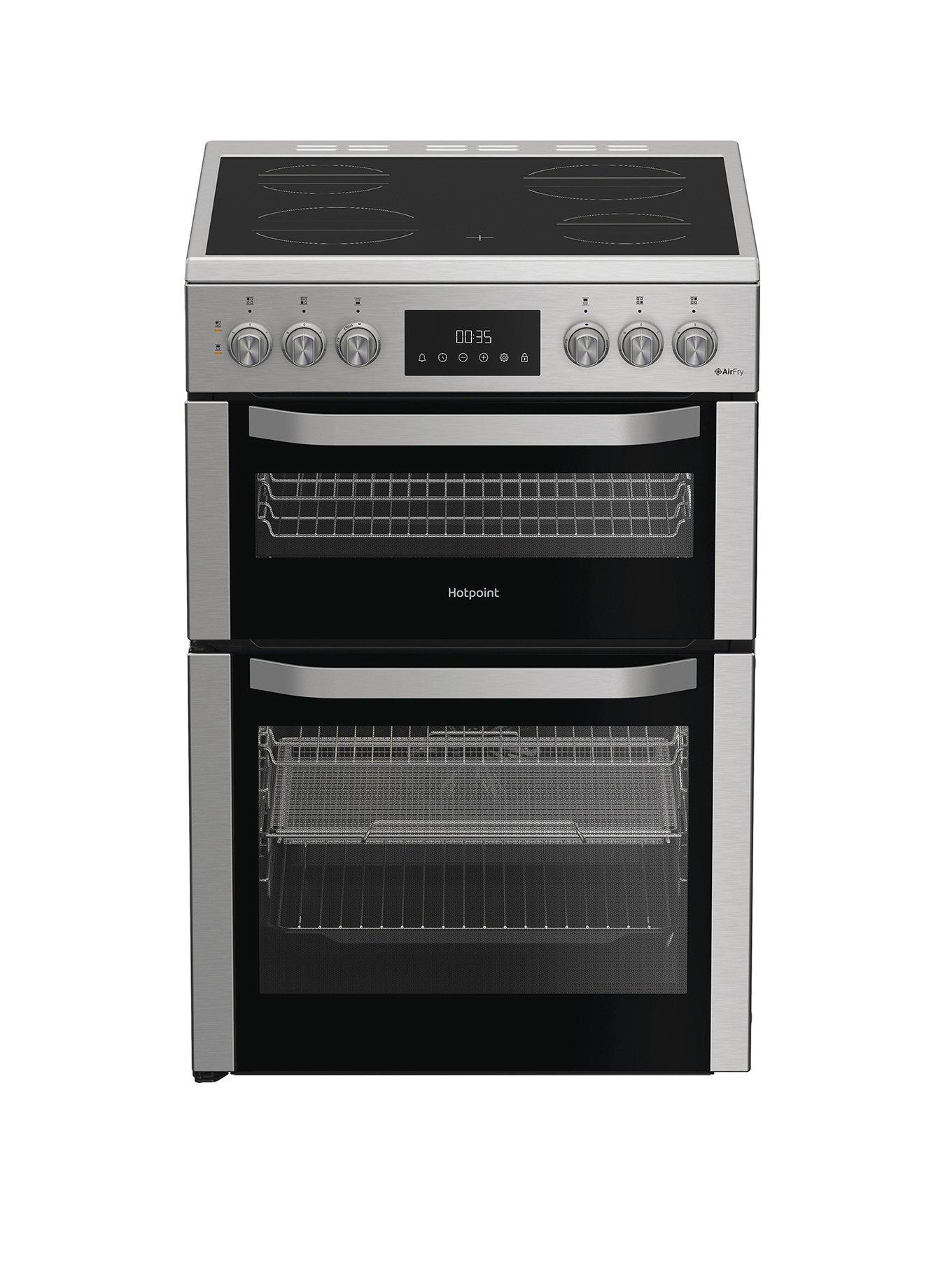 undefined HDE6VDCAX - Electric Double Cooker with Multiflow Technology - Silver
