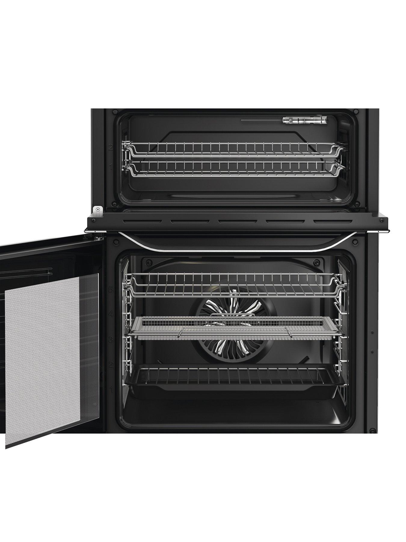 Image 4 of 6 of Hotpoint HDE6VDCAX - Electric Double Cooker with Multiflow Technology - Silver