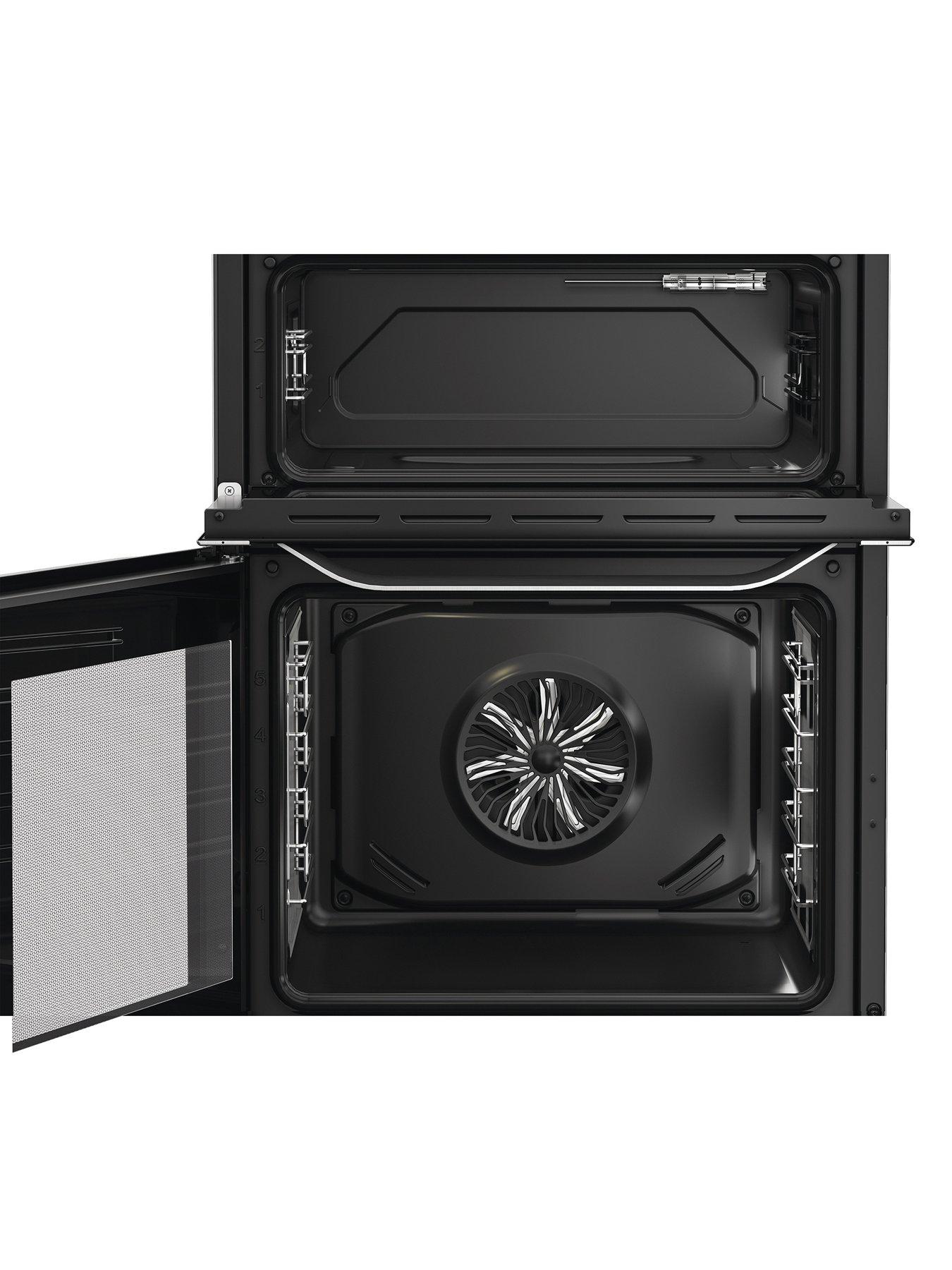 Image 6 of 6 of Hotpoint HDE6VDCAX - Electric Double Cooker with Multiflow Technology - Silver
