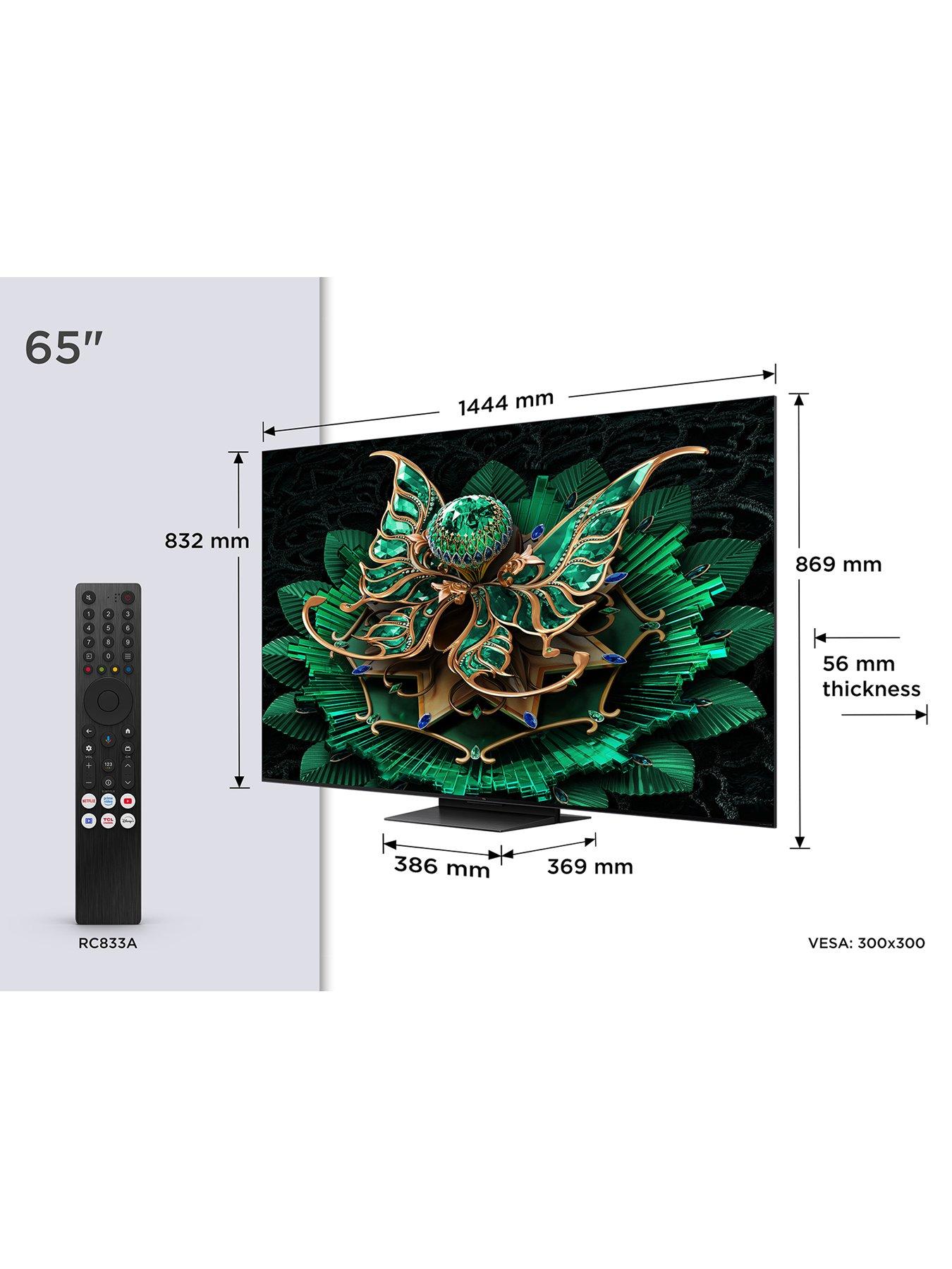 Image 2 of 7 of TCL 65C7K-UK, 65-inch C7K Premium QD-Mini LED 4K Ultra HD 144Hz&nbsp;Smart Google TV with Bang &amp; Olufsen Audio
