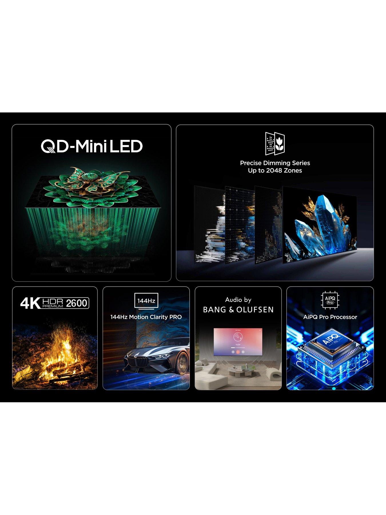 Image 3 of 7 of TCL 65C7K-UK, 65-inch C7K Premium QD-Mini LED 4K Ultra HD 144Hz&nbsp;Smart Google TV with Bang &amp; Olufsen Audio