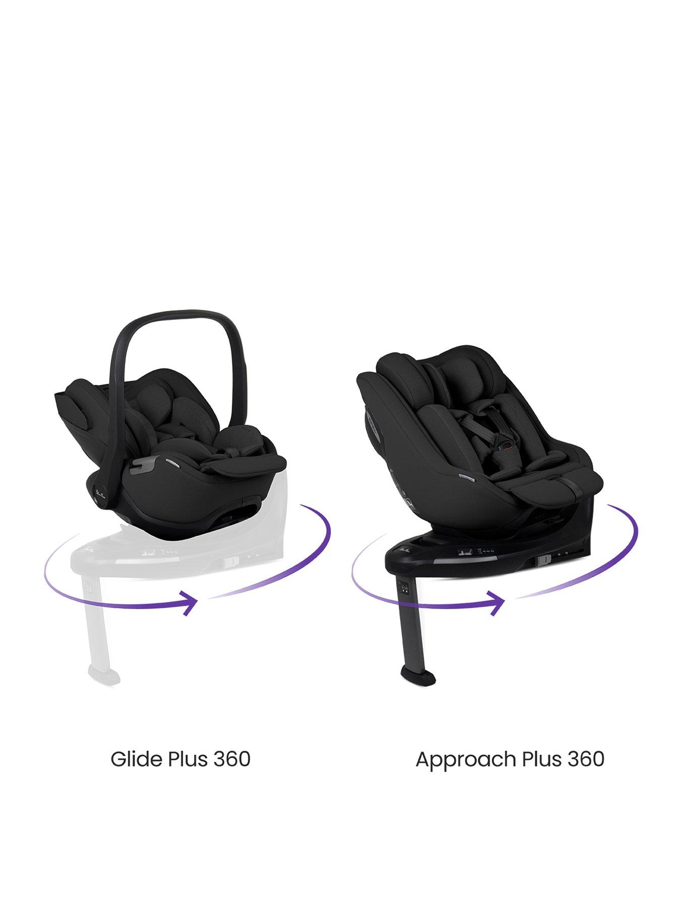 Image 2 of 8 of Silver Cross Glide Plus 360, Approach Plus 360 and Base Plus 360 - Iconic Black