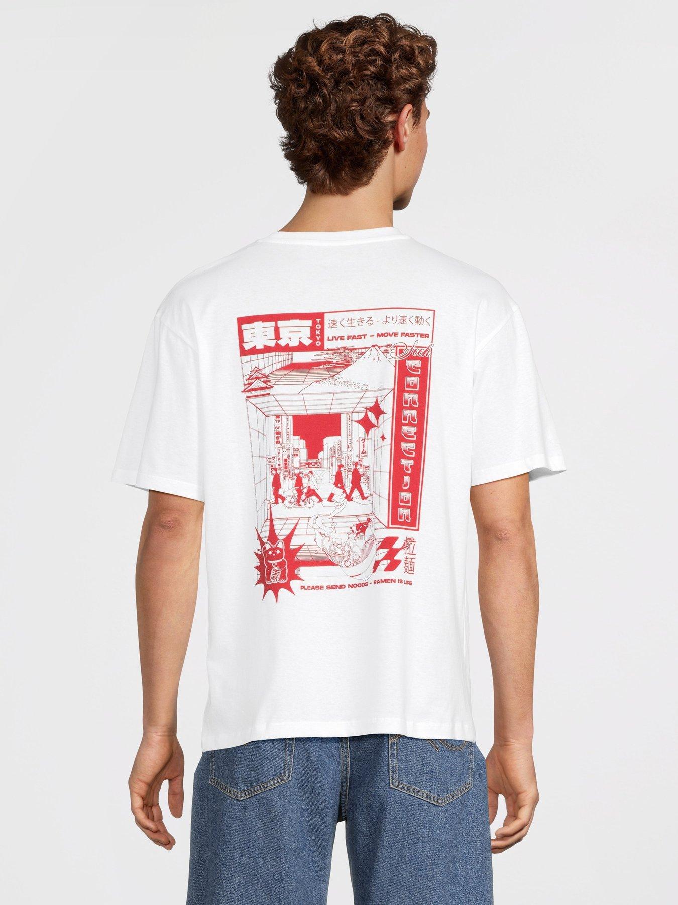 undefined Rush Back Graphic T-Shirt - White
