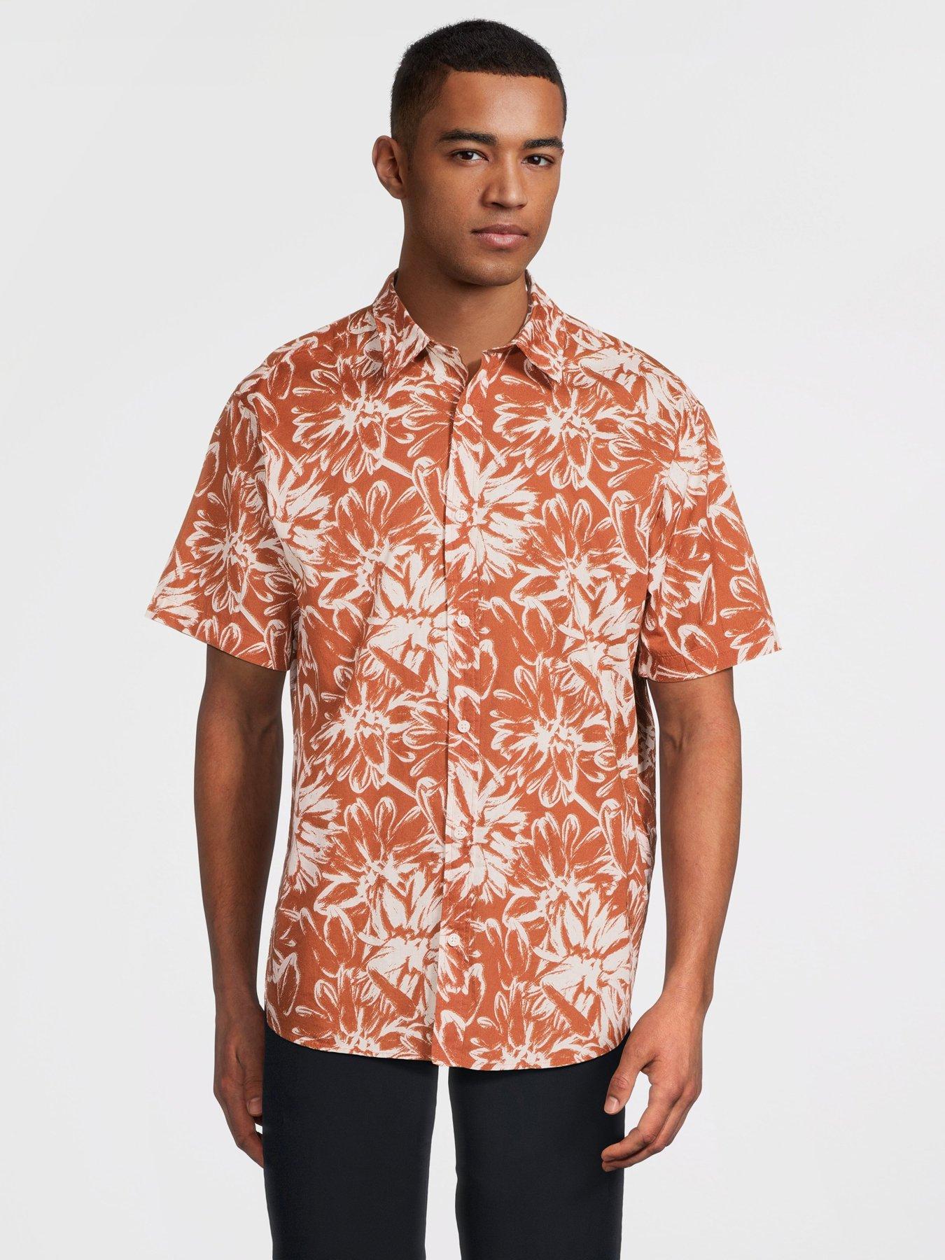 undefined Jack & Jones Joshua Split Aop Short Sleeve Shirt