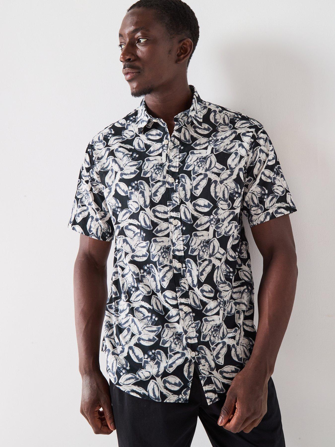 undefined Jack & Jones Joshua Split Aop Short Sleeve Shirt