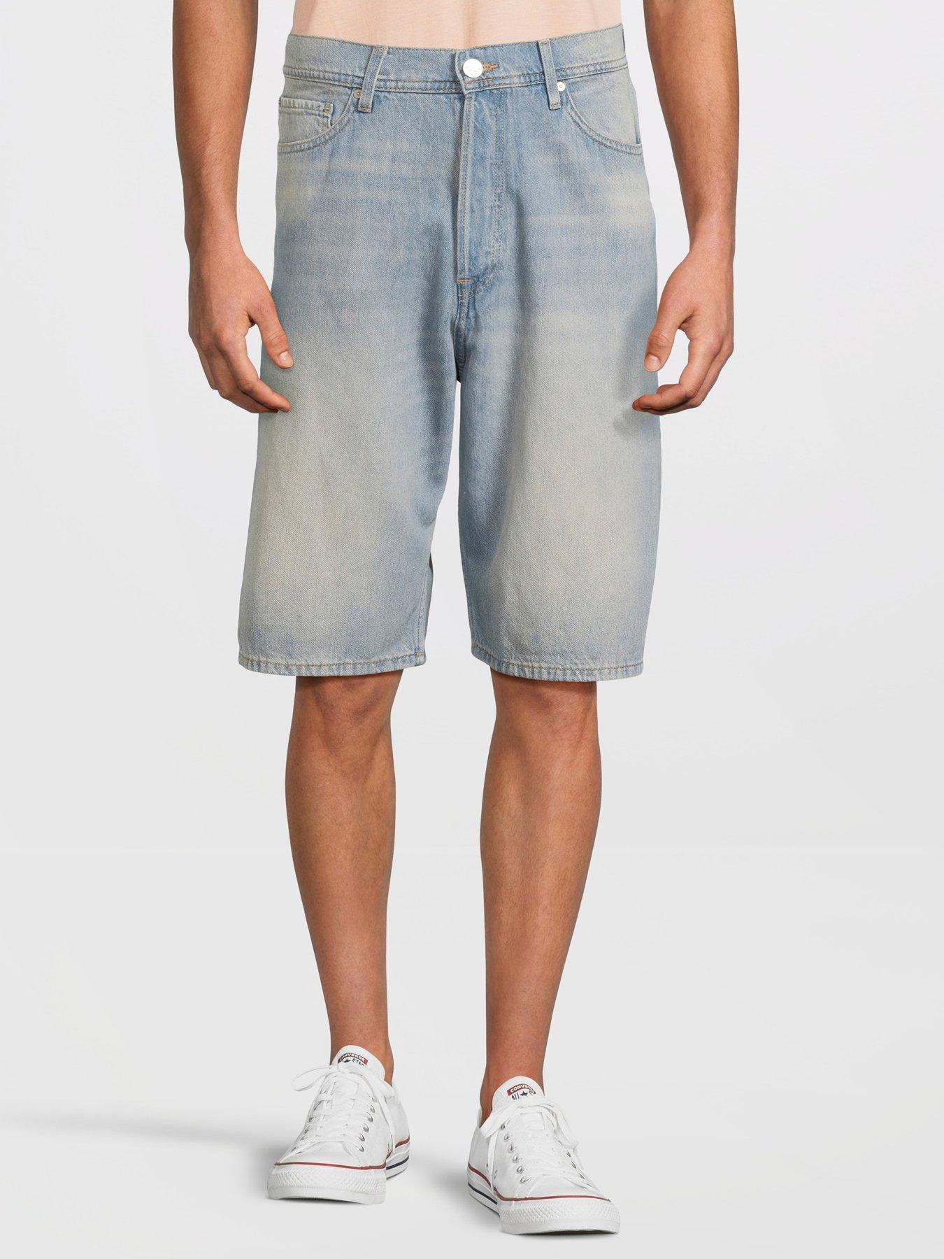 undefined Iron Denim Shorts - Blue