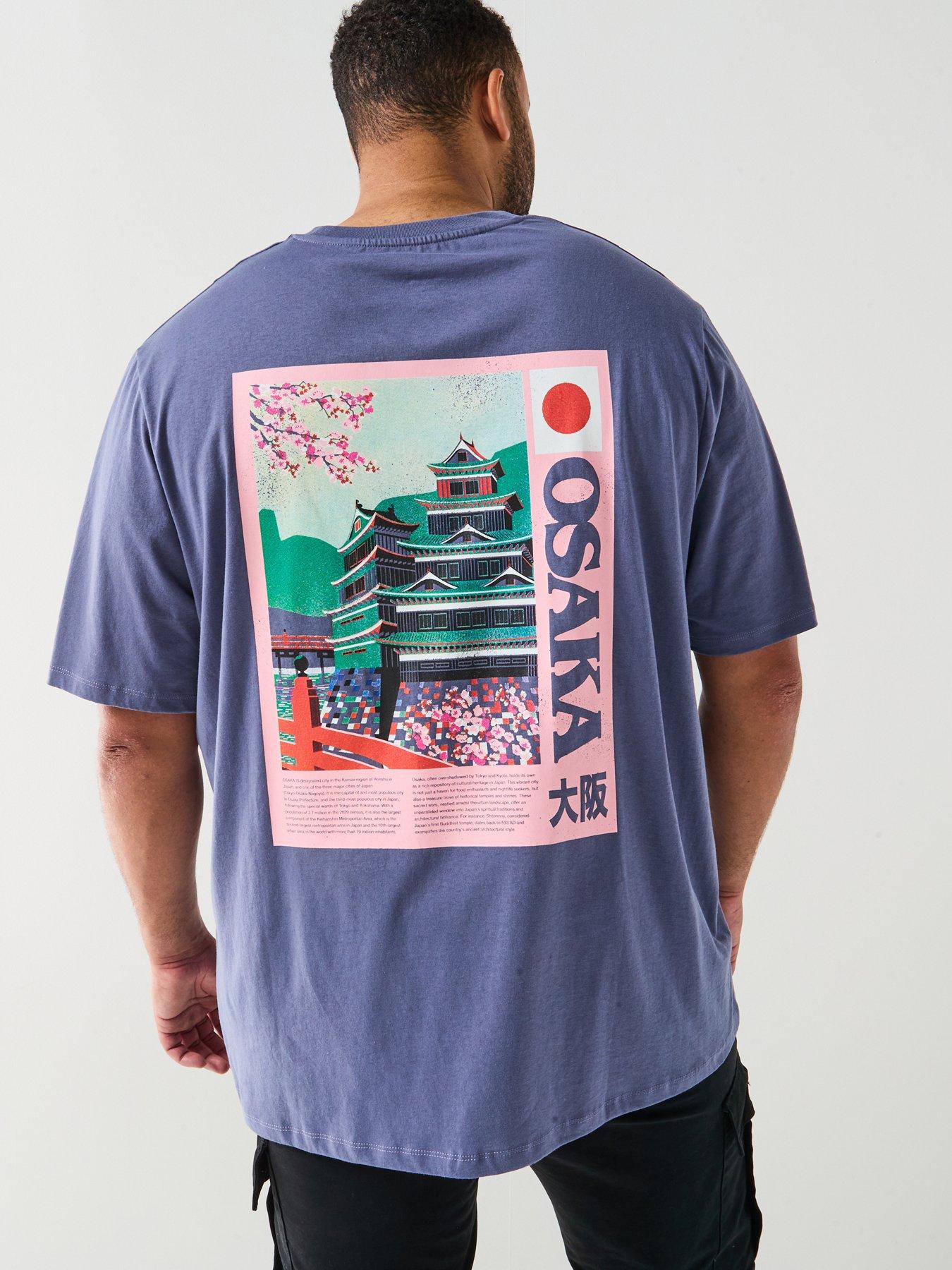 undefined Jack & Jones Plus Osaka Back Graphic T-shirt