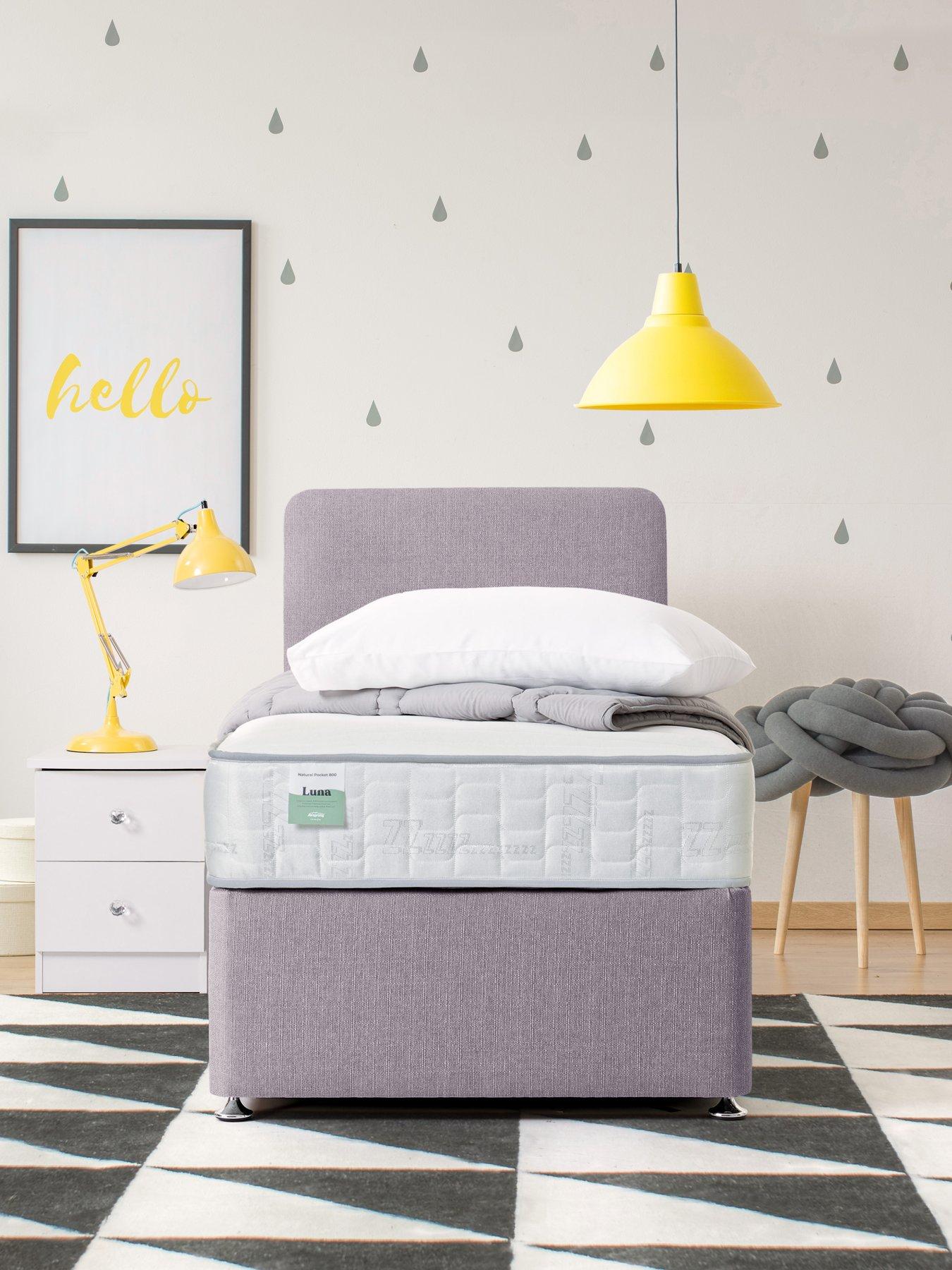 Image 1 of 7 of Airsprung Luna 800 Pocket&nbsp;Divan with Storage Options - Headboard Included