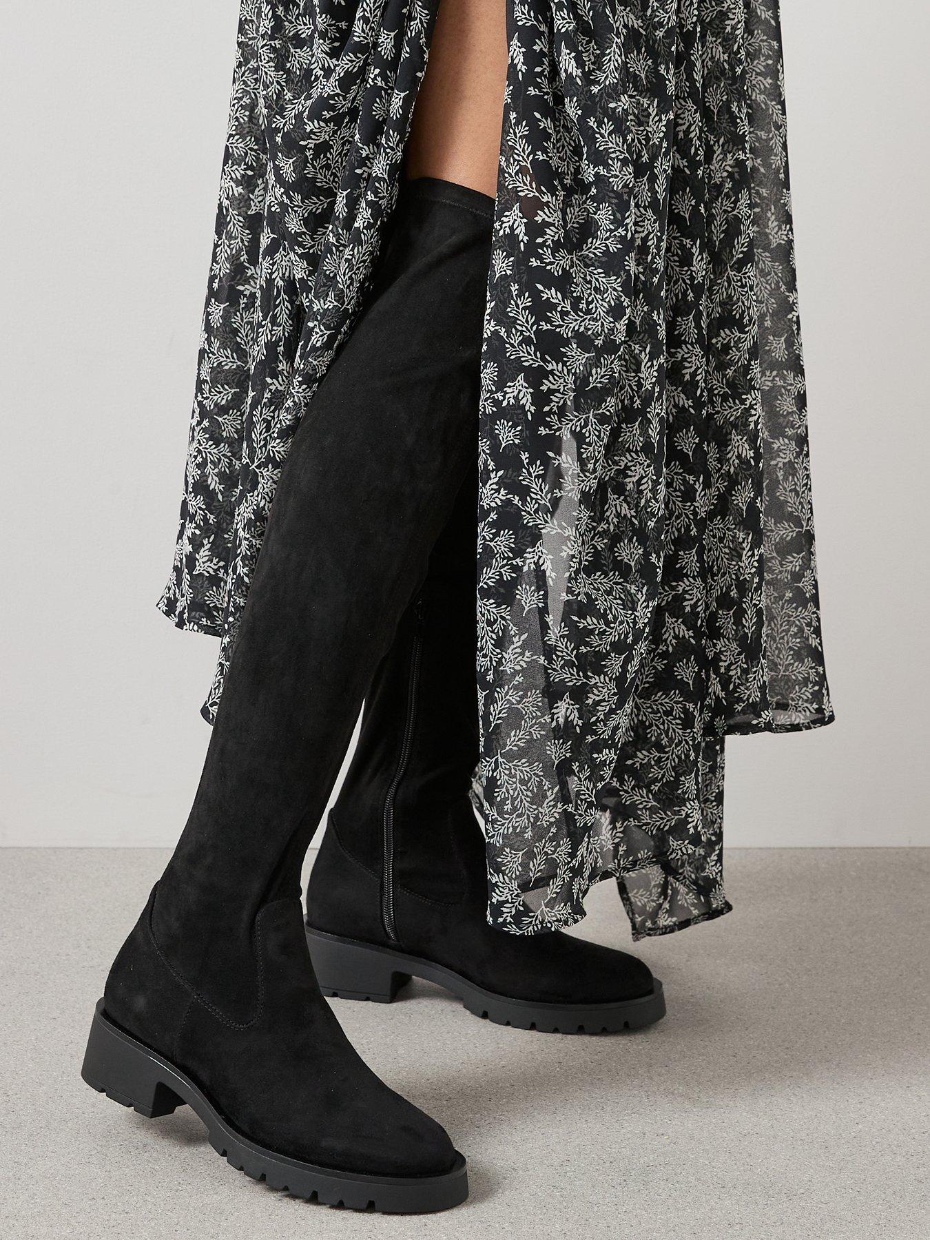 The Very Collection Over Knee Boot - Black