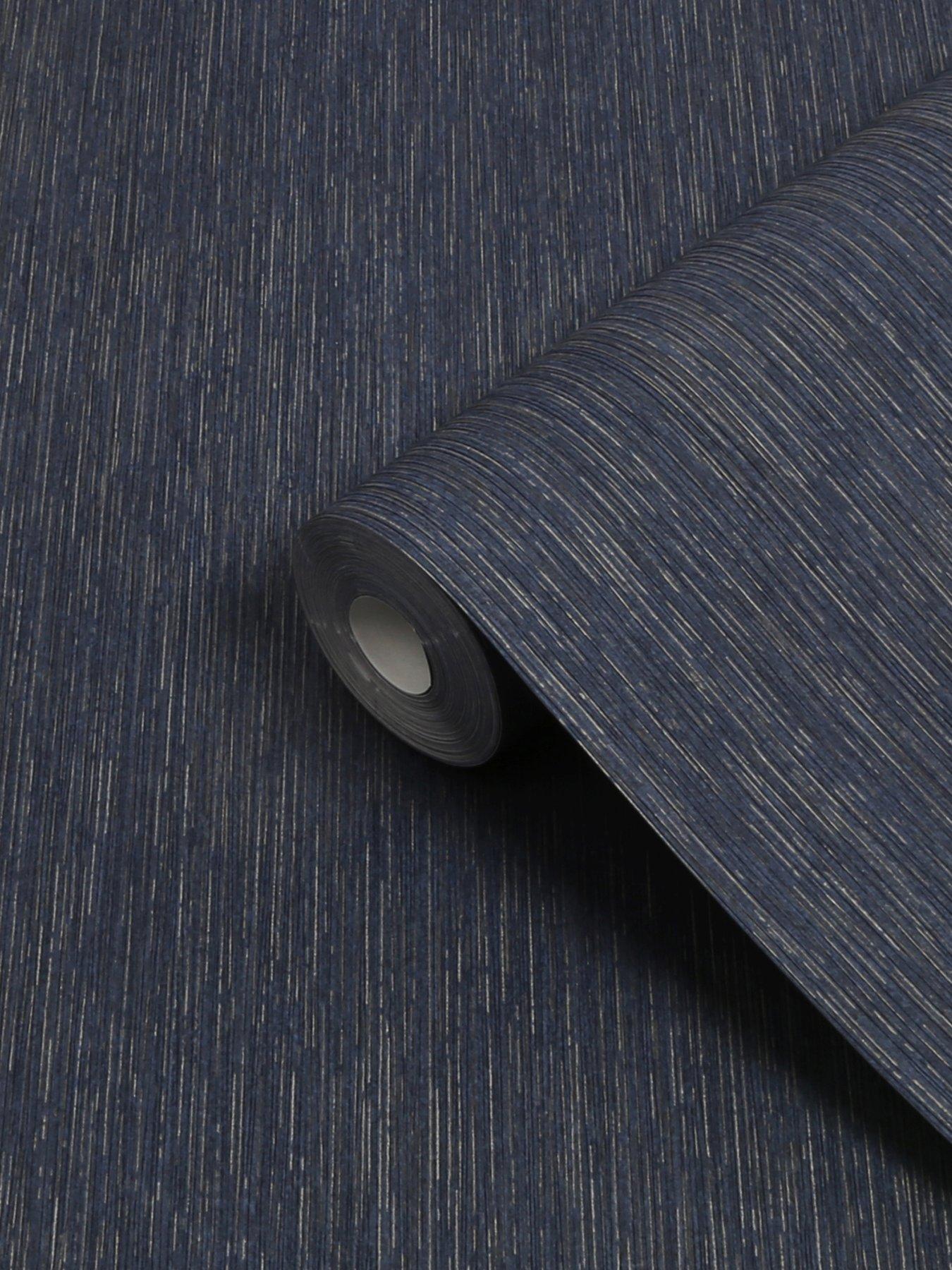 Image 3 of 3 of Boutique Refine Texture Wallpaper - Navy