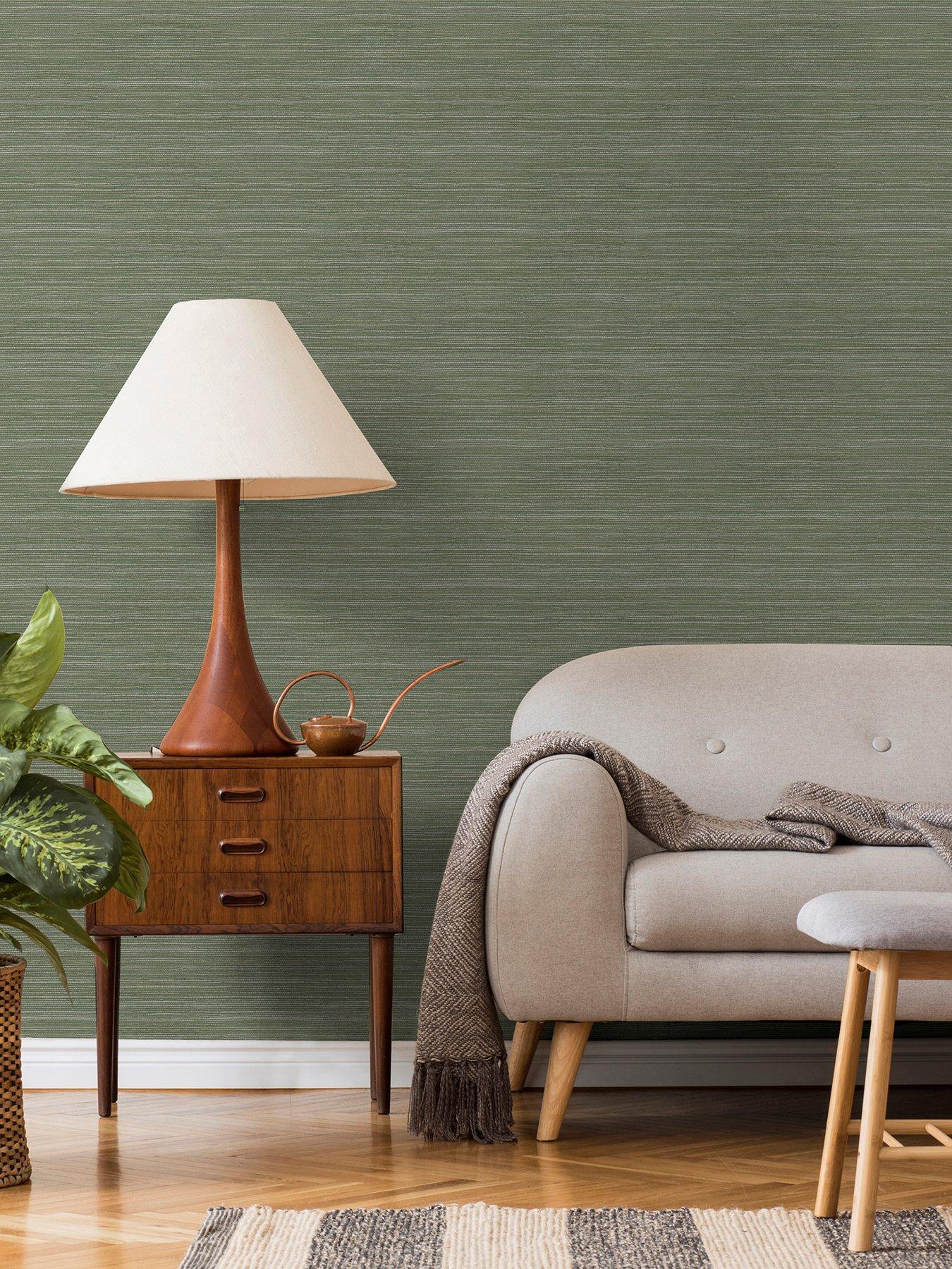 undefined Emperor Grasscloth Wallpaper - Emerald