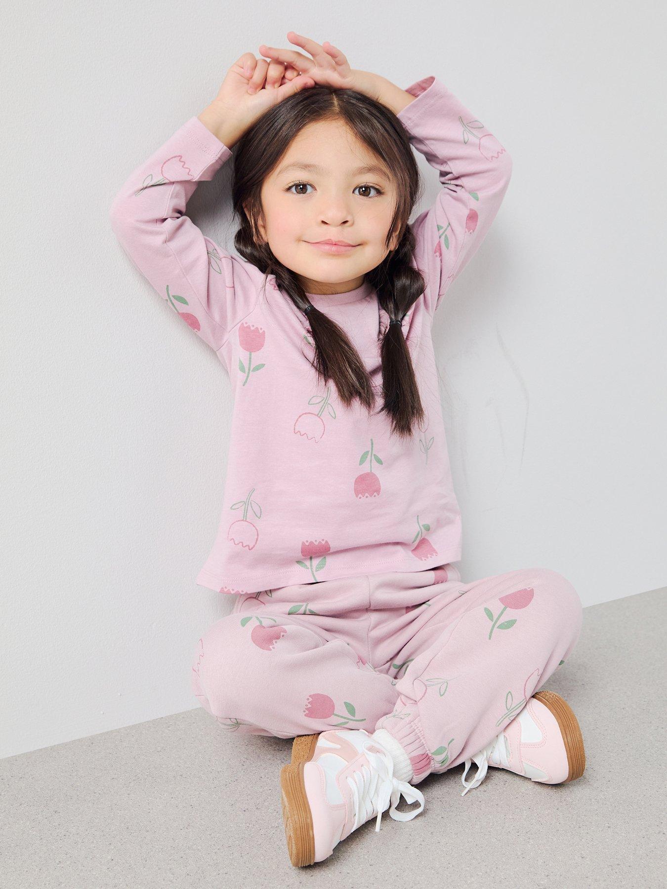 Image 5 of 5 of The Very Collection Girls Tulip Jersey Top - Print