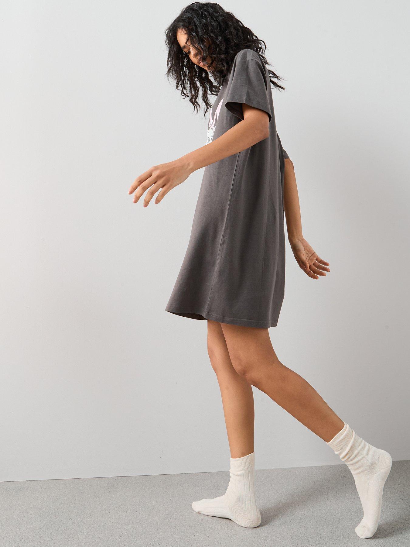 Image 3 of 6 of The Very Collection Aristocats Marie Nightie - Grey