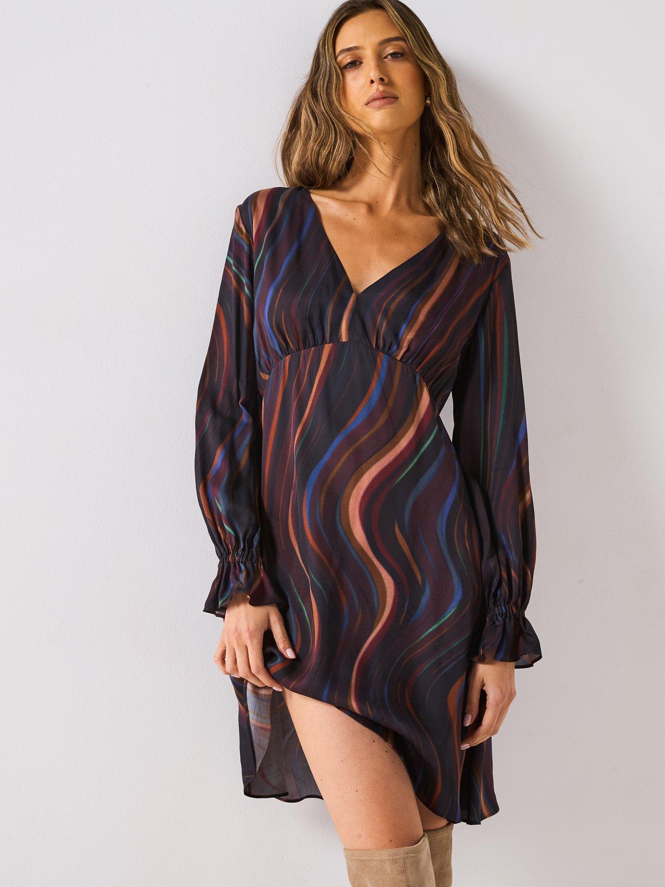 PS PAUL SMITH Swirl Mini Dress - Red