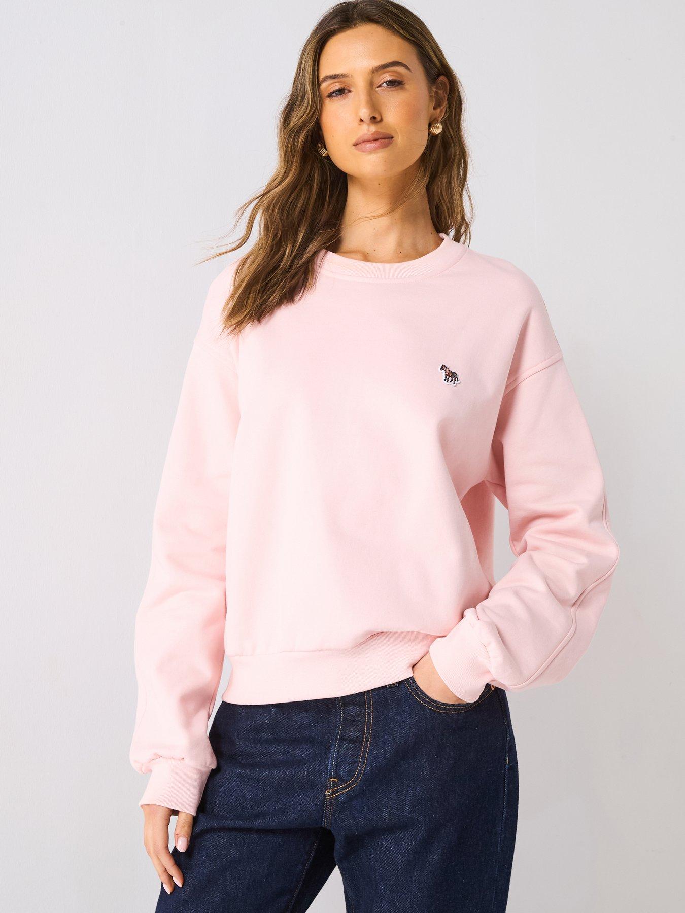 PS PAUL SMITH Womens Zebra Sweatshirt - Pink