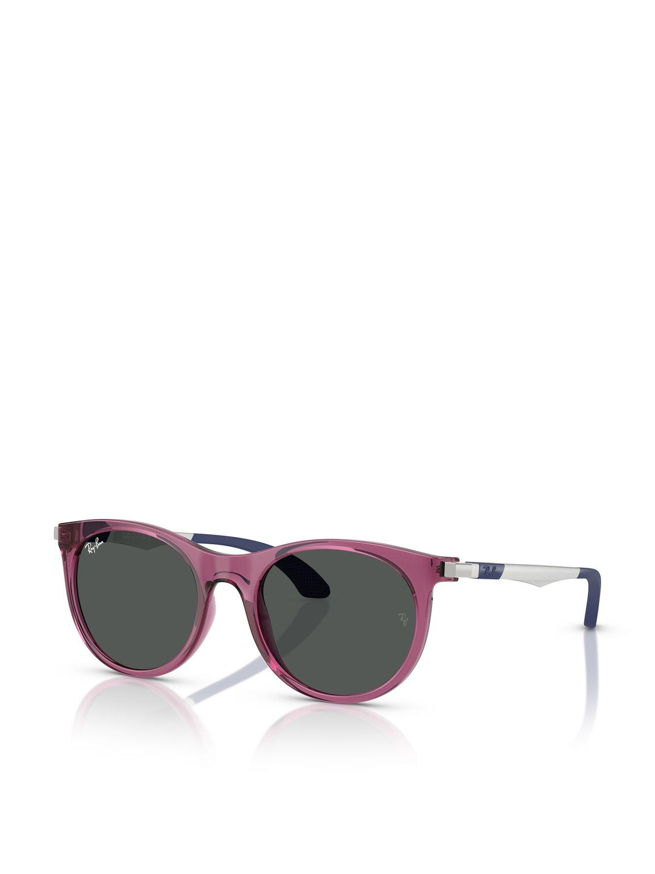 Ray-Ban Kids Unisex Square Sunglasses - Dark Grey