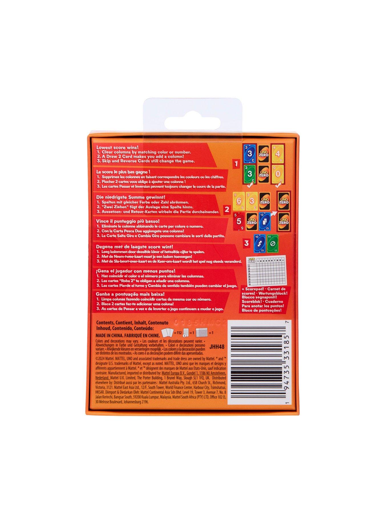Image 7 of 8 of Uno UNO Zero Card Game