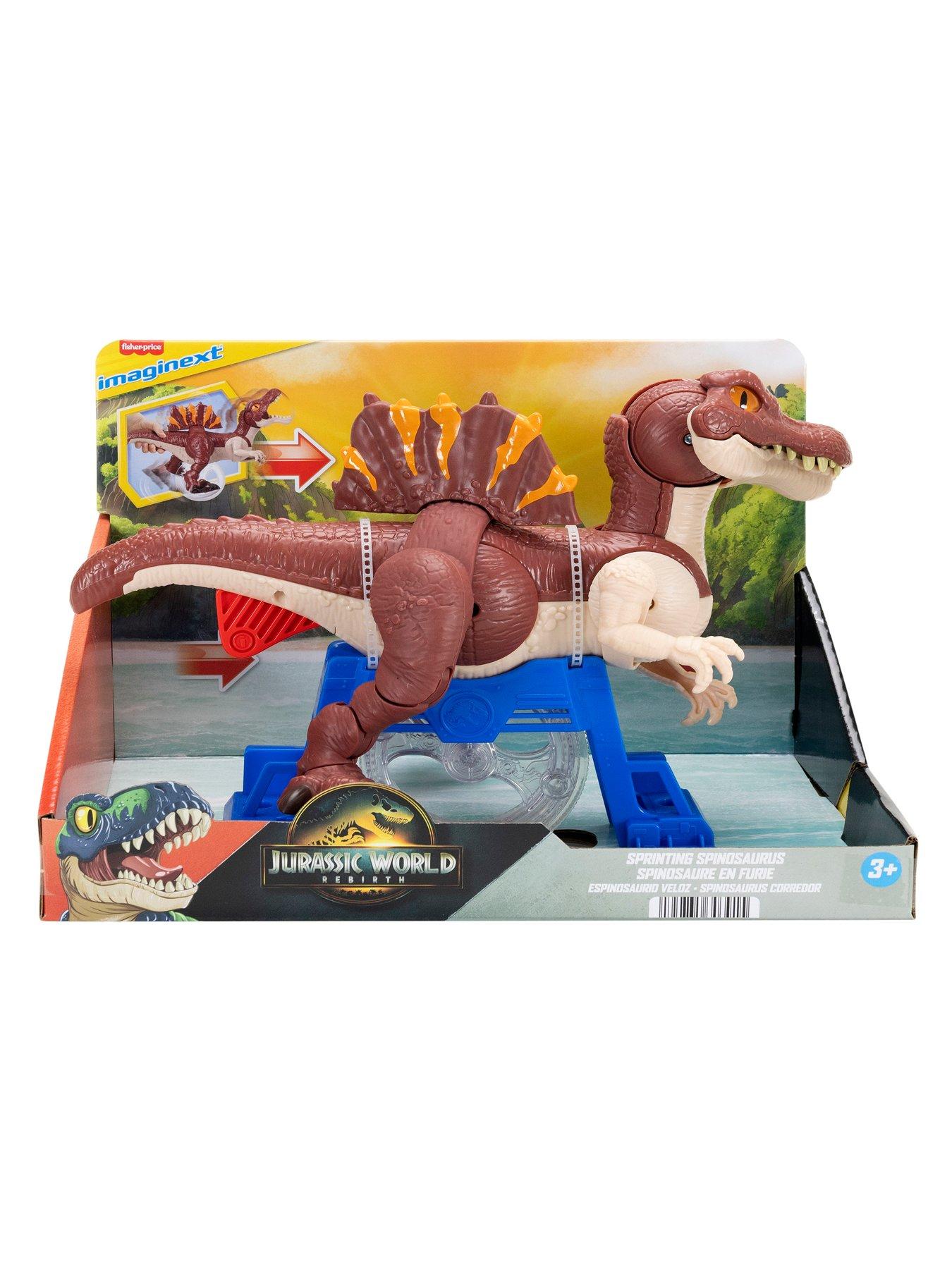 Imaginext Jurassic World Rebirth Sprinting Spinosaurus Dinosaur - Main Image