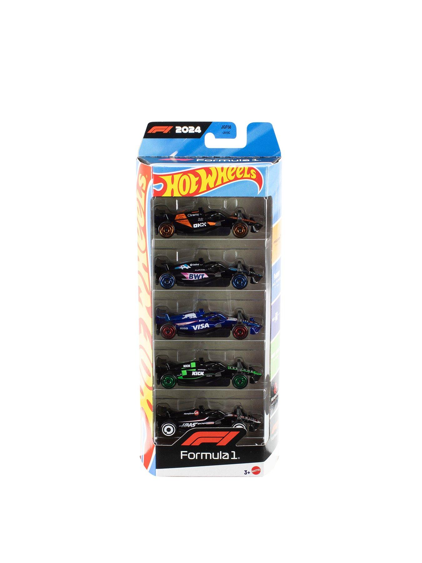 Image 1 of 7 of Hot Wheels Basic Car 5 Pack: Formula 1