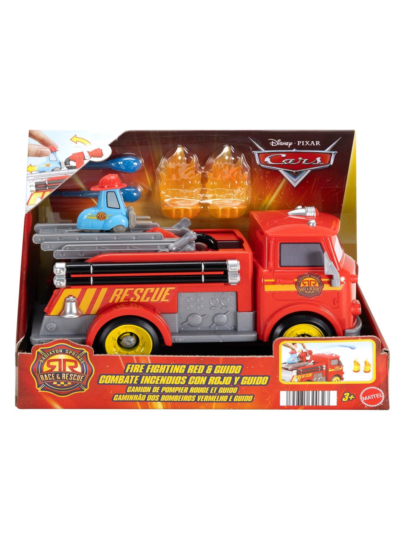 Image 6 of 6 of Disney Cars Cars Race &amp; Rescue Red