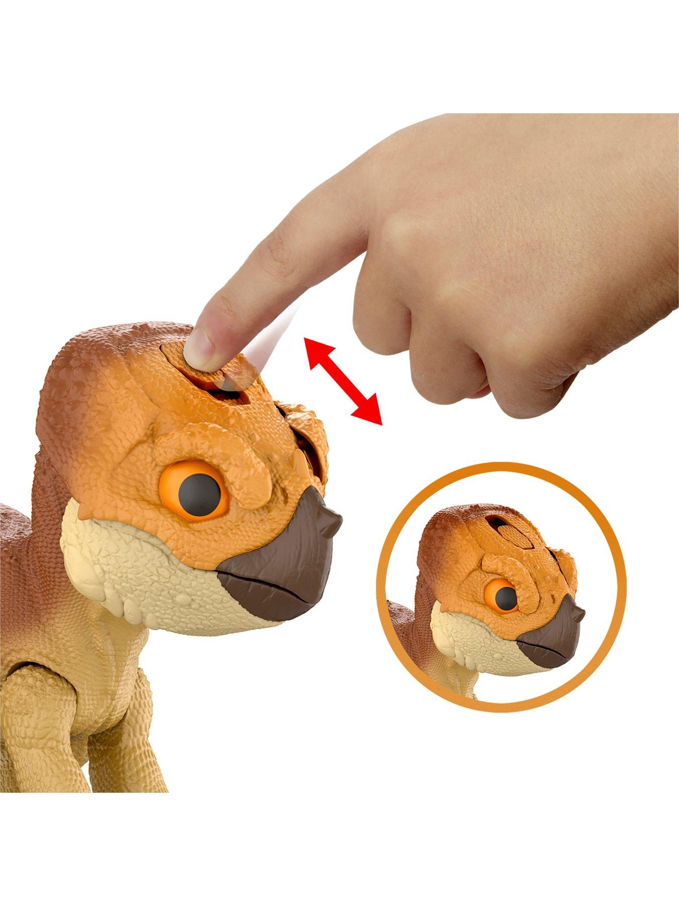Image 4 of 7 of JURASSIC WORLD Rebirth Primal Protector Aquilops Dolores Interactive Dinosaur Toy