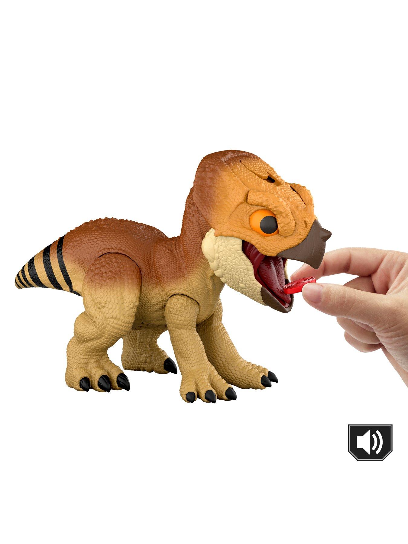 Image 5 of 7 of JURASSIC WORLD Rebirth Primal Protector Aquilops Dolores Interactive Dinosaur Toy