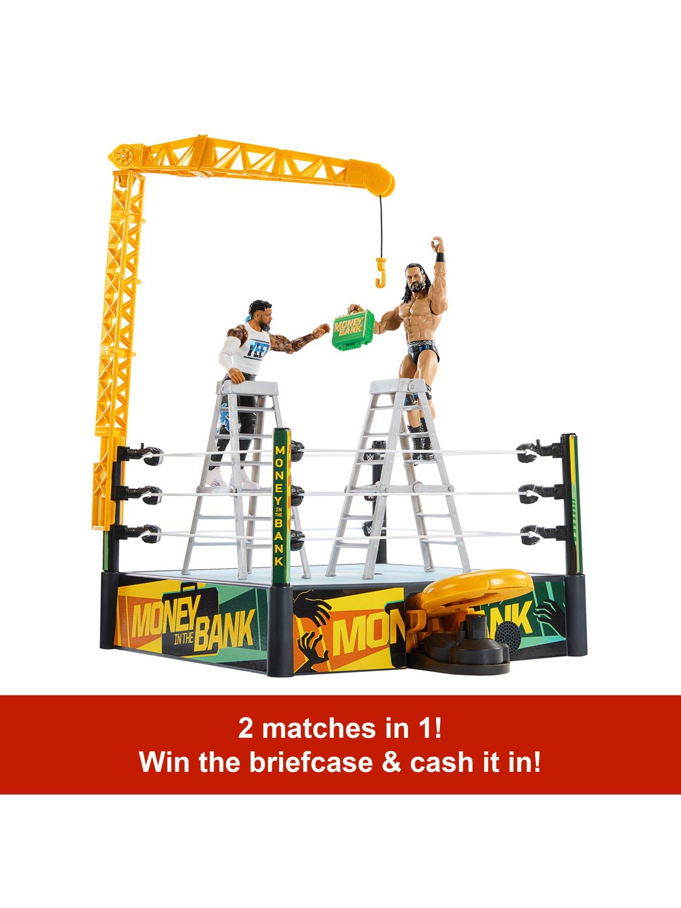 Image 3 of 8 of WWE WWE 40+ Sounds Money In The Bank Ring Playset