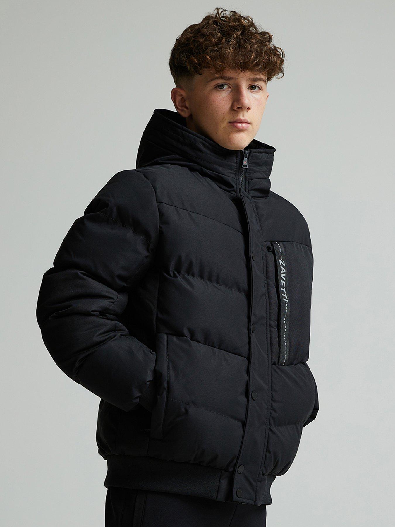 Image 5 of 6 of Zavetti Canada Junior Boys Zovetio Bomber Jacket - Black