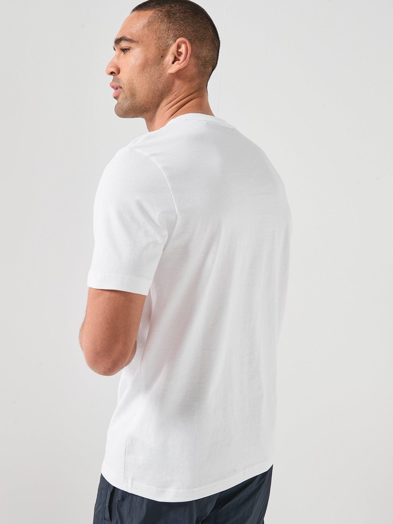 Image 2 of 6 of BOSS Iconic Zone 3D Logo Regular Fit T-Shirt - White