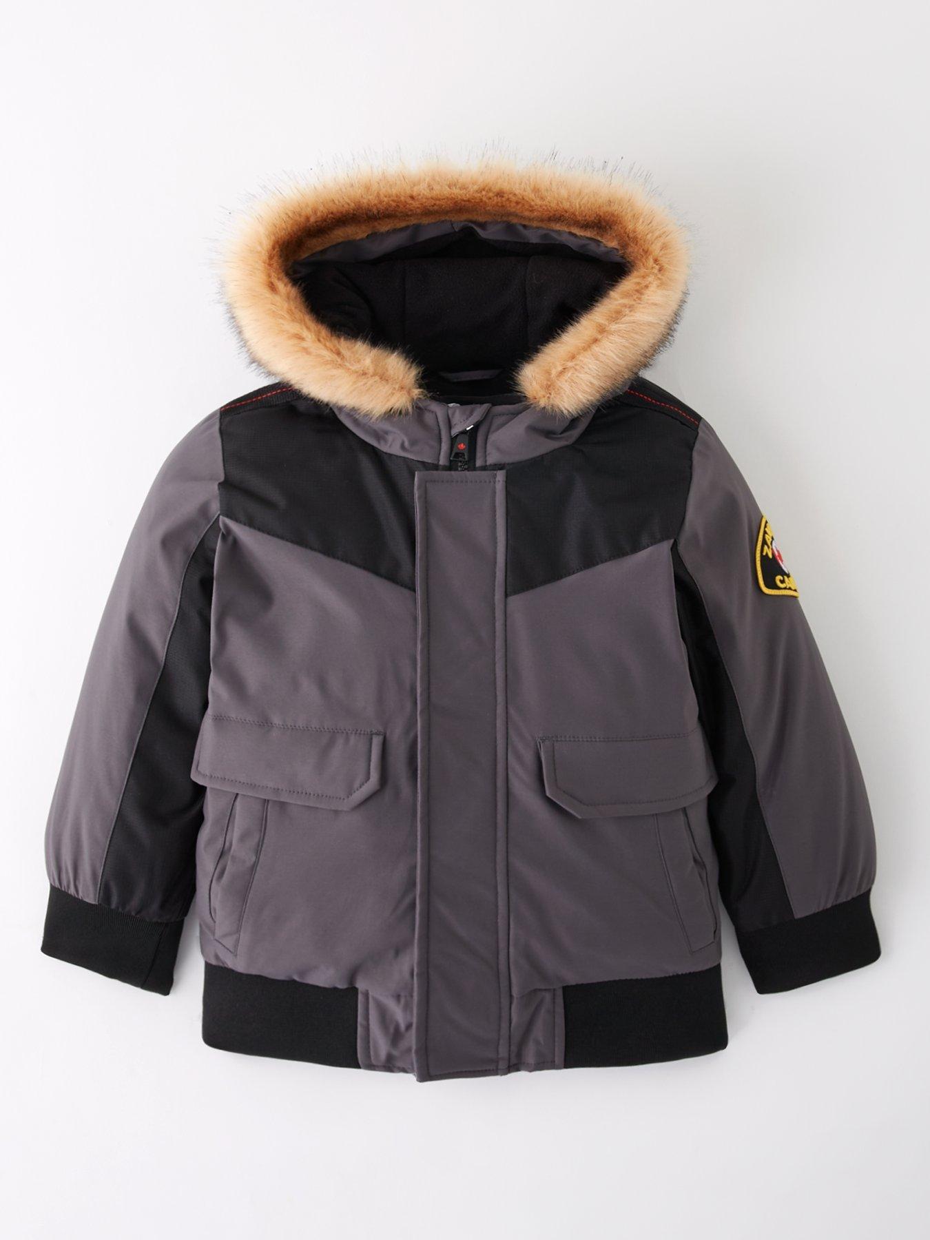undefined Younger Boys Garanto Bomber Jacket - Grey