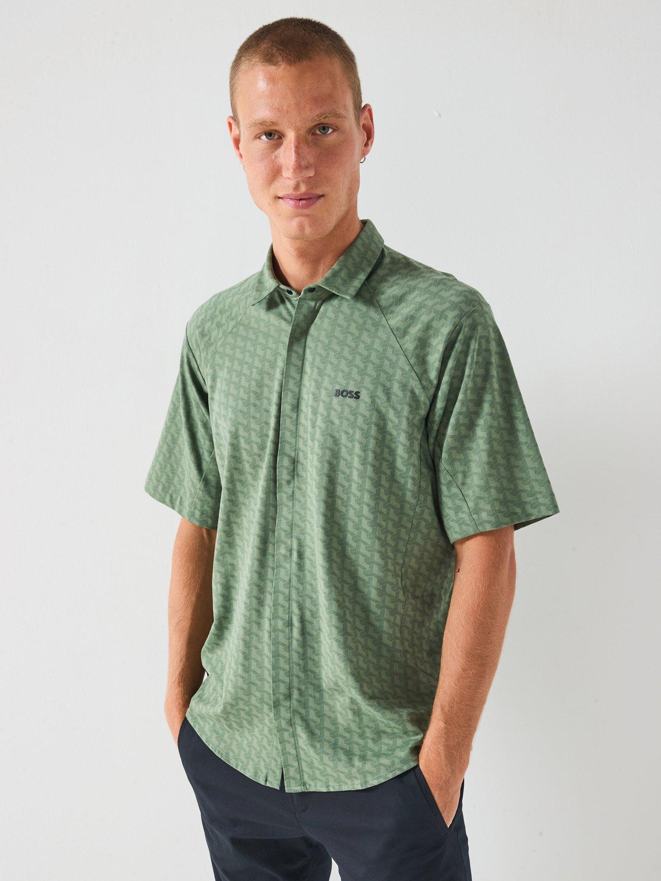 undefined Boss Excurse Regular Fit Short Sleeve Shirt