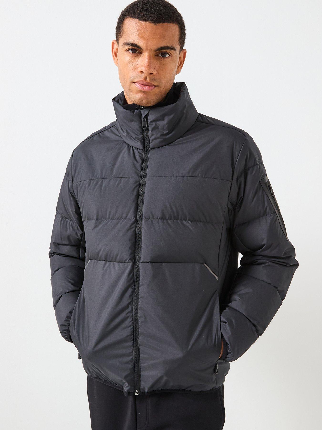 Image 1 of 6 of BOSS Urbanex Regular Fit Midweight Puffer Jacket - Navy