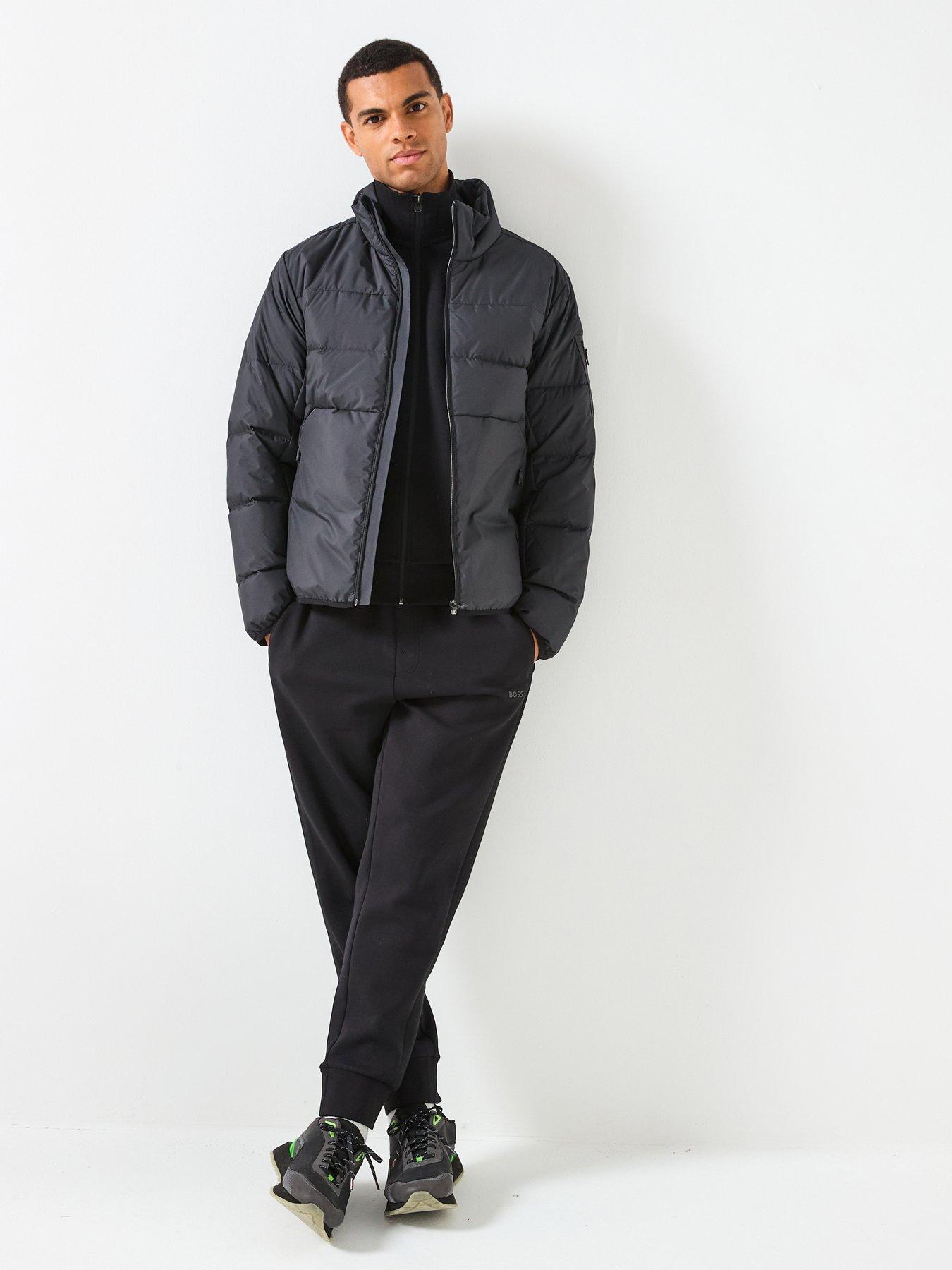 Image 3 of 6 of BOSS Urbanex Regular Fit Midweight Puffer Jacket - Navy