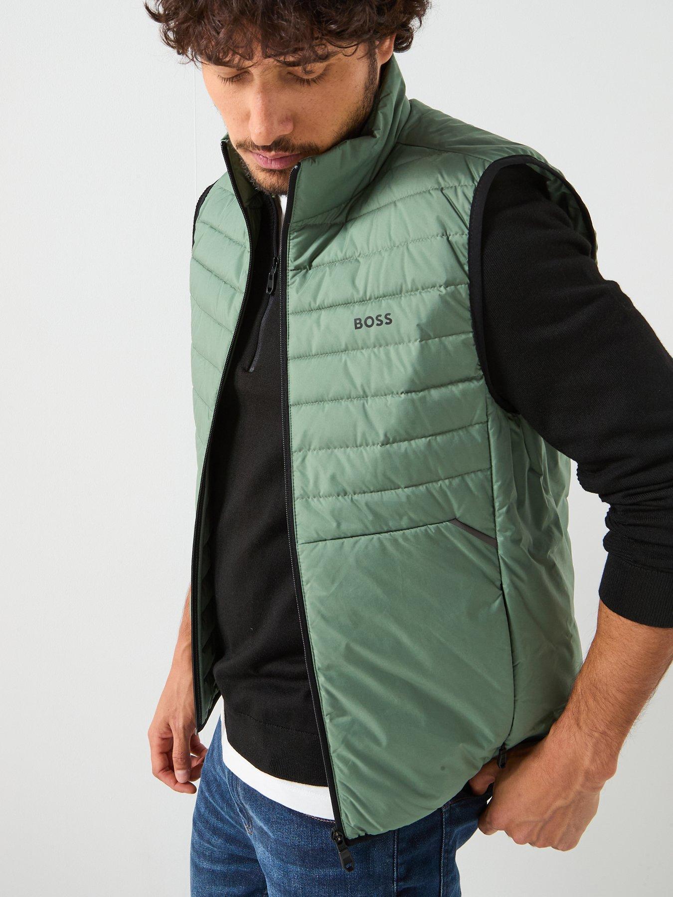 BOSS Urbanex Regular Fit Light Quilted Gilet - Green