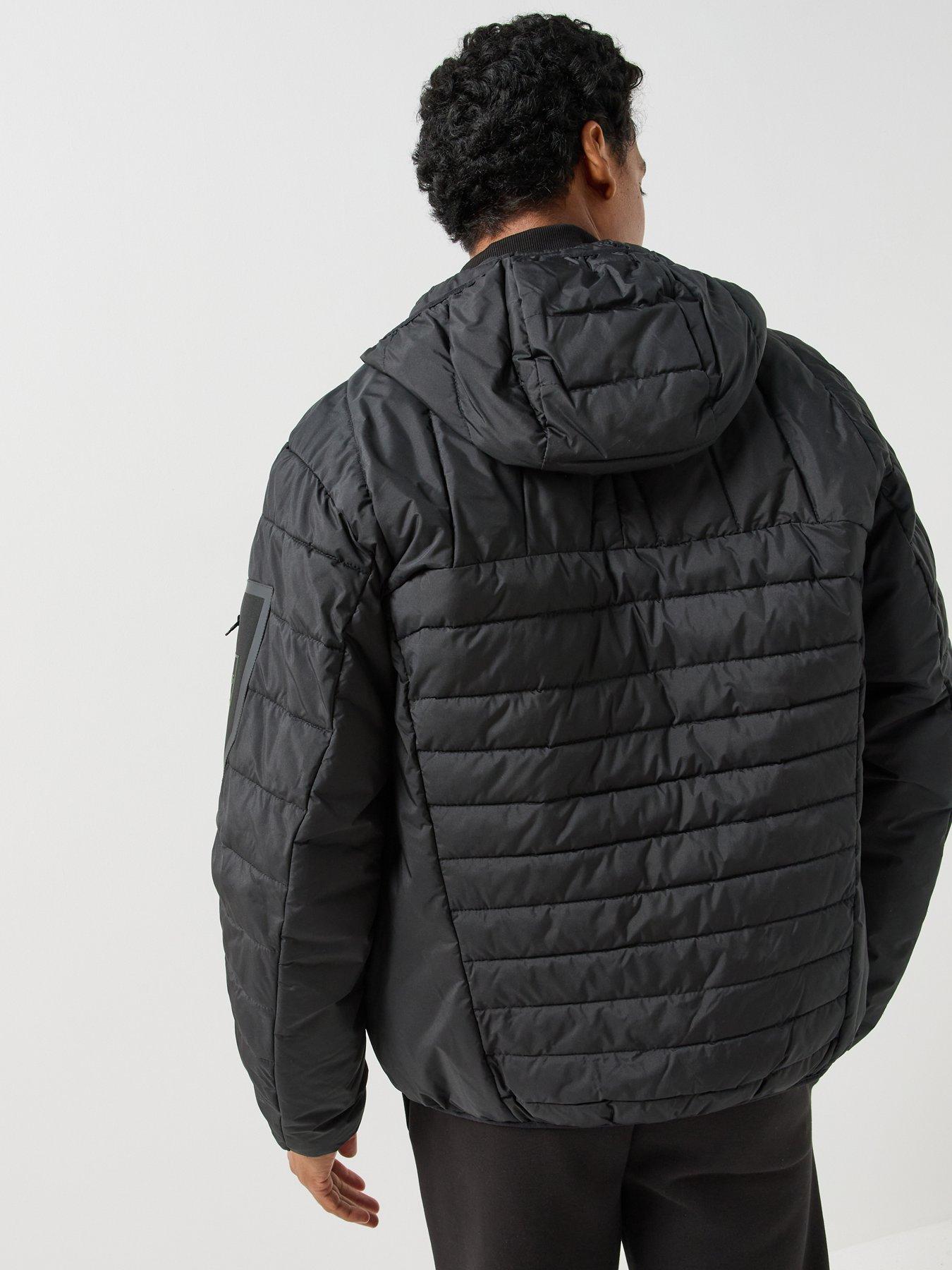 Image 2 of 6 of BOSS Urbanex Regular Fit Light Quilted Hooded Jacket