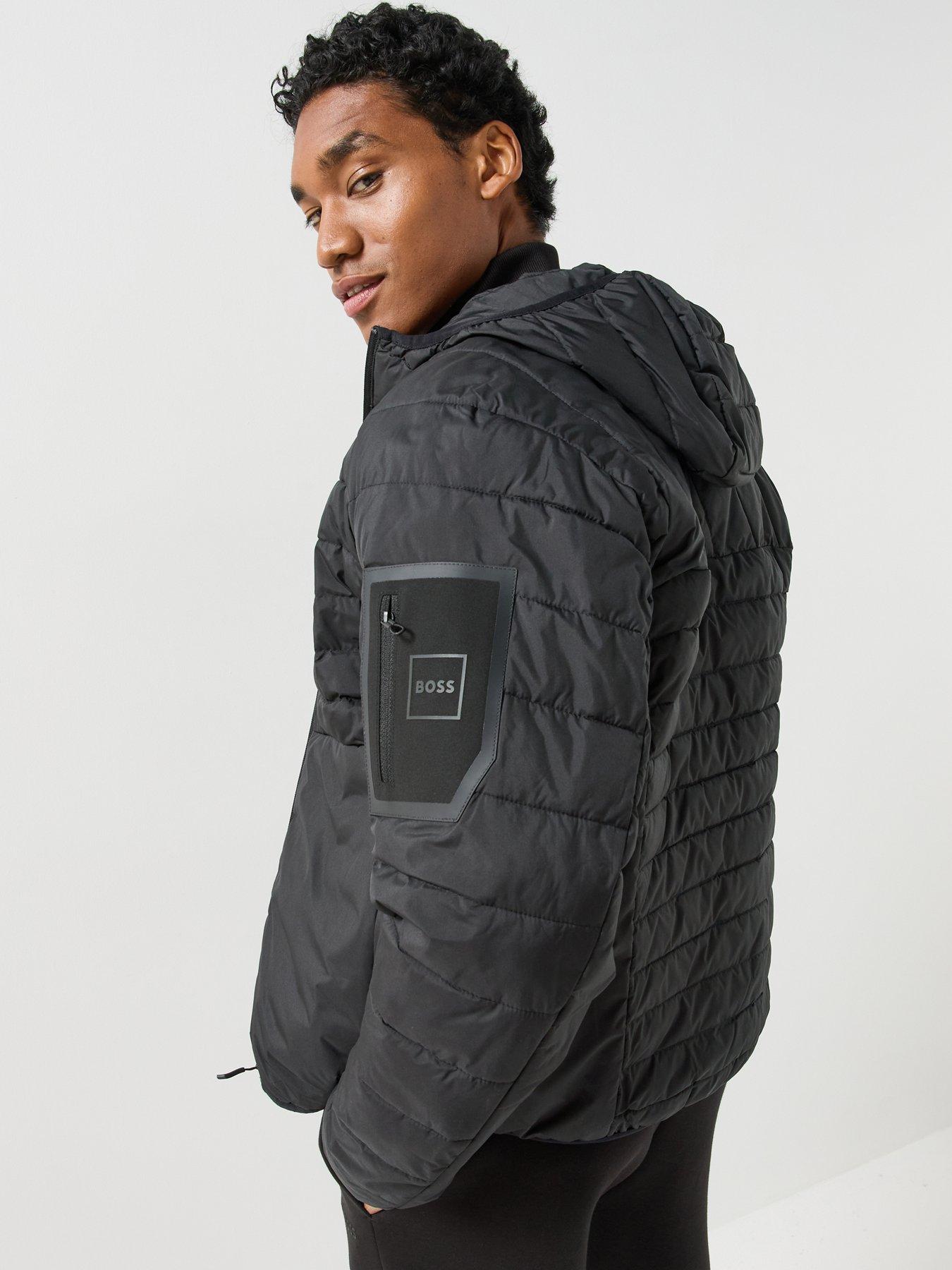 Image 5 of 6 of BOSS Urbanex Regular Fit Light Quilted Hooded Jacket