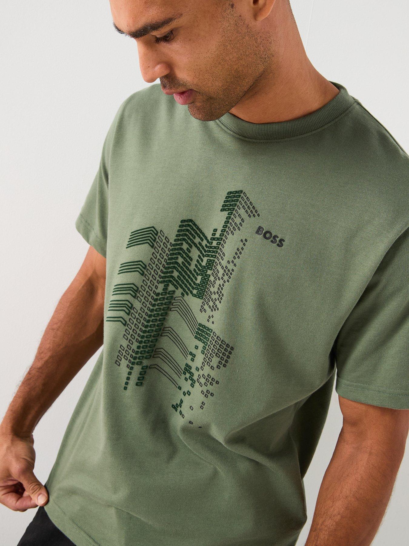 Image 5 of 6 of BOSS Tee Towers Graphix Zone Relaxed Fit T-shirt