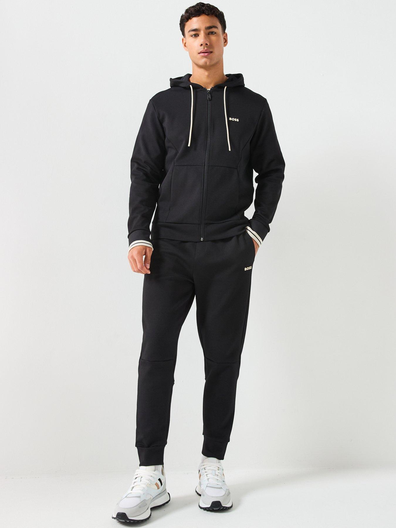 Image 3 of 5 of BOSS Pants Zone Regular Fit Cuff Joggers - Black