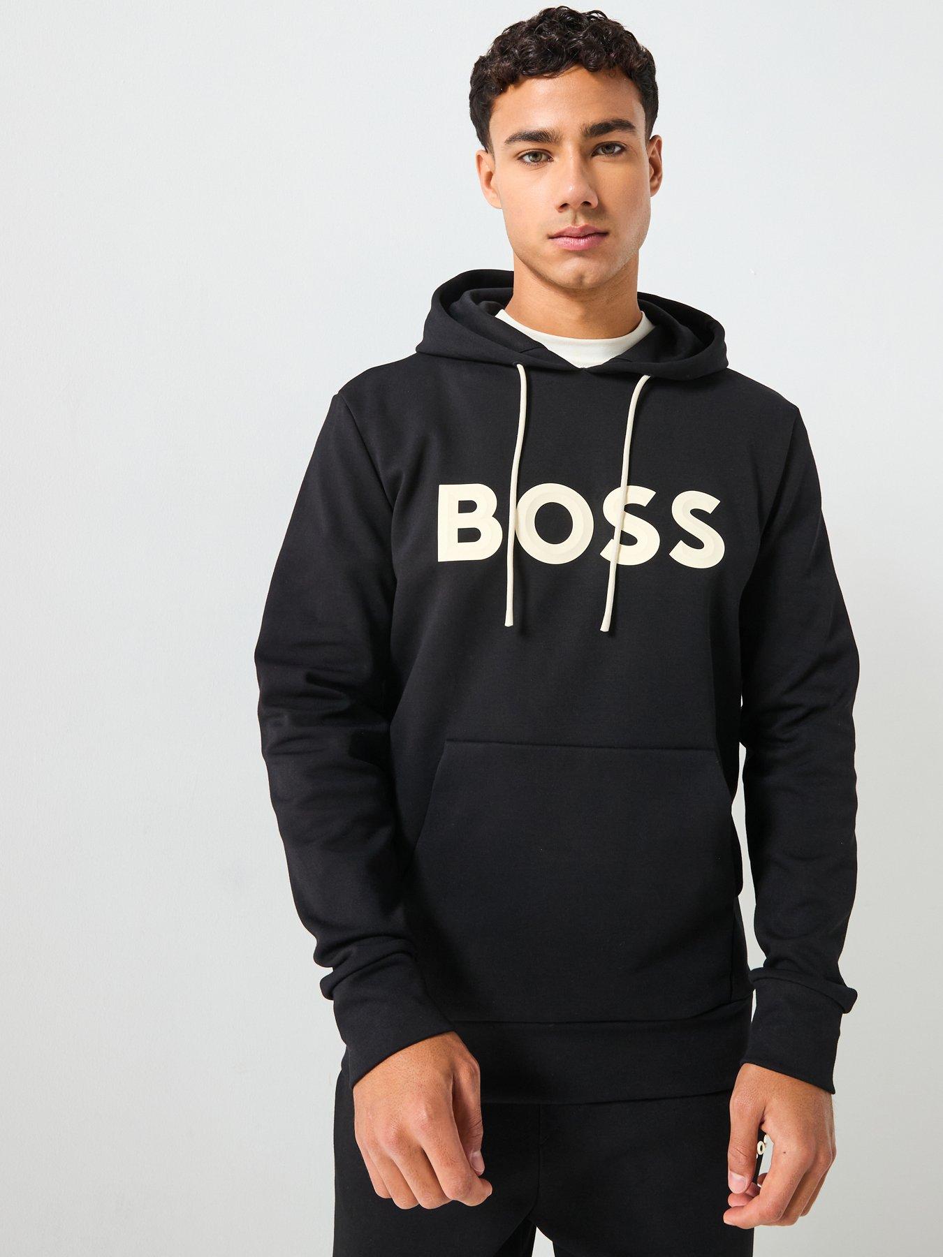 BOSS Soody Zone Regular Fit 3D Logo Hoodie - Black