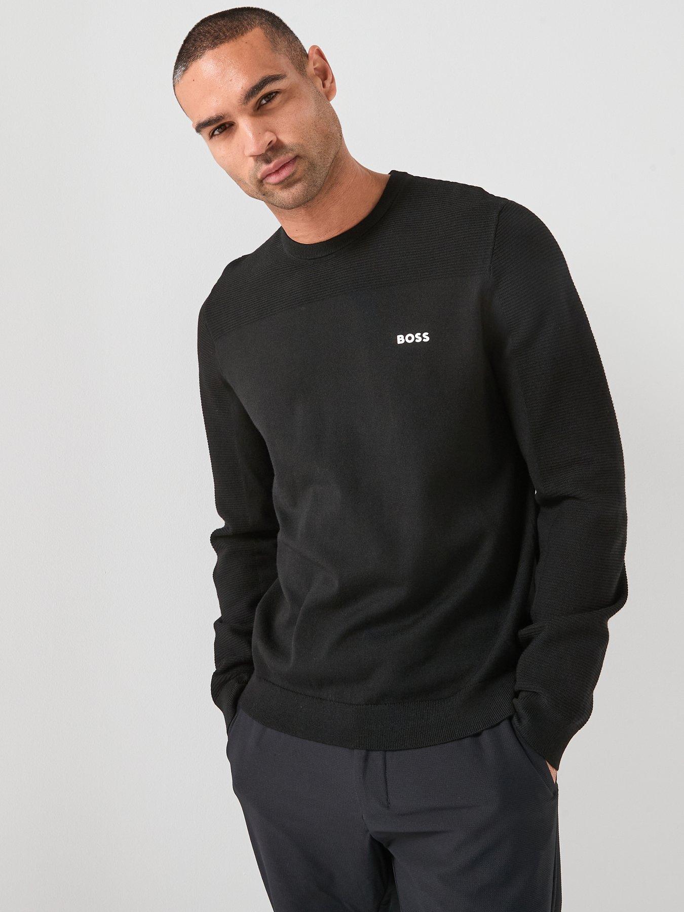 BOSS Boss Momentum-x Merino Crew Knitted Jumper